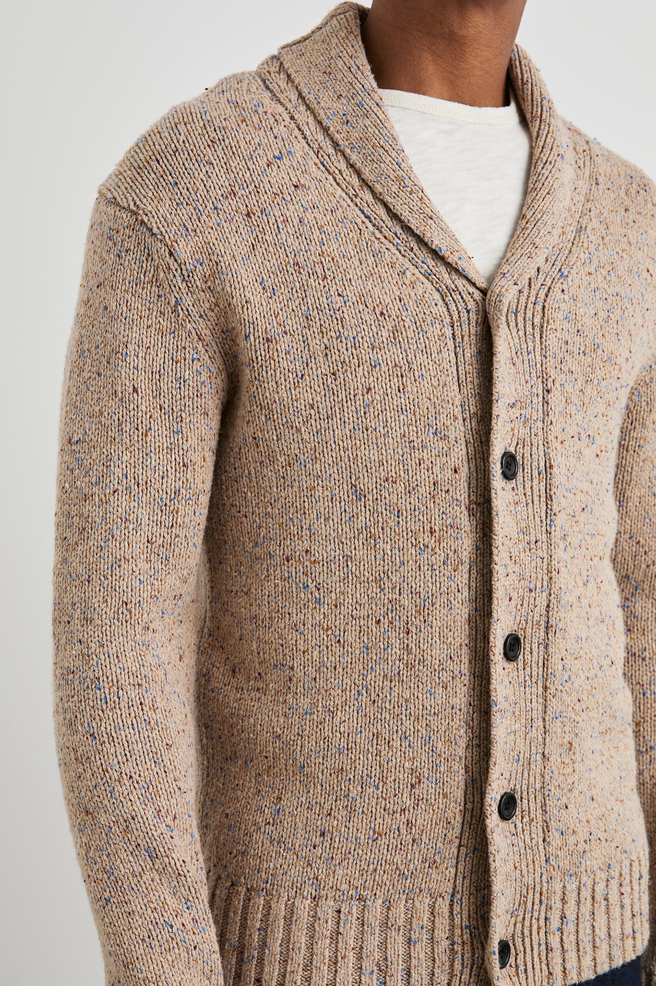 CORDEN CARDIGAN - OATMEAL SPECKLE – Rails