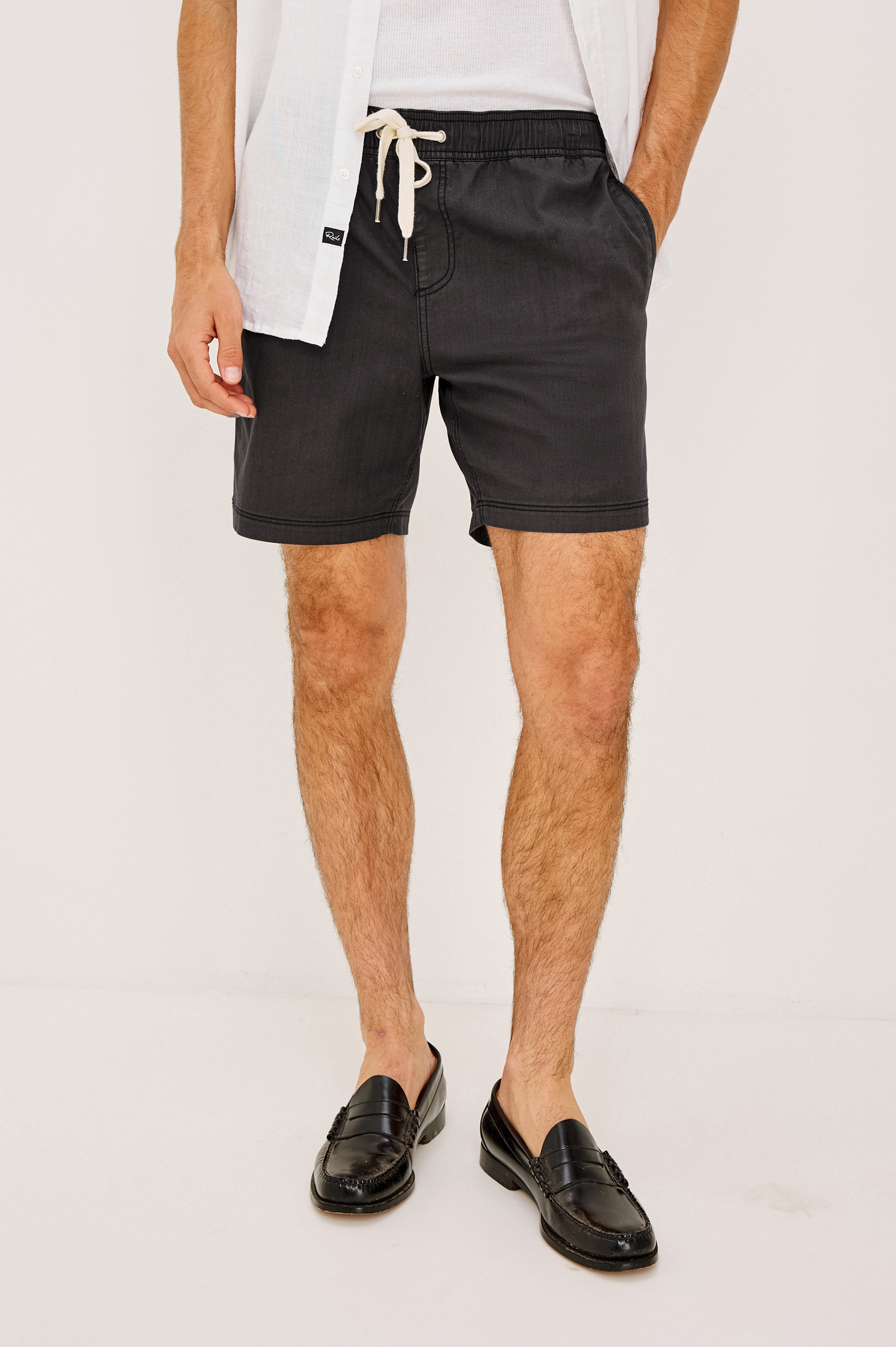 CRUZ SHORT - WASHED BLACK – Rails