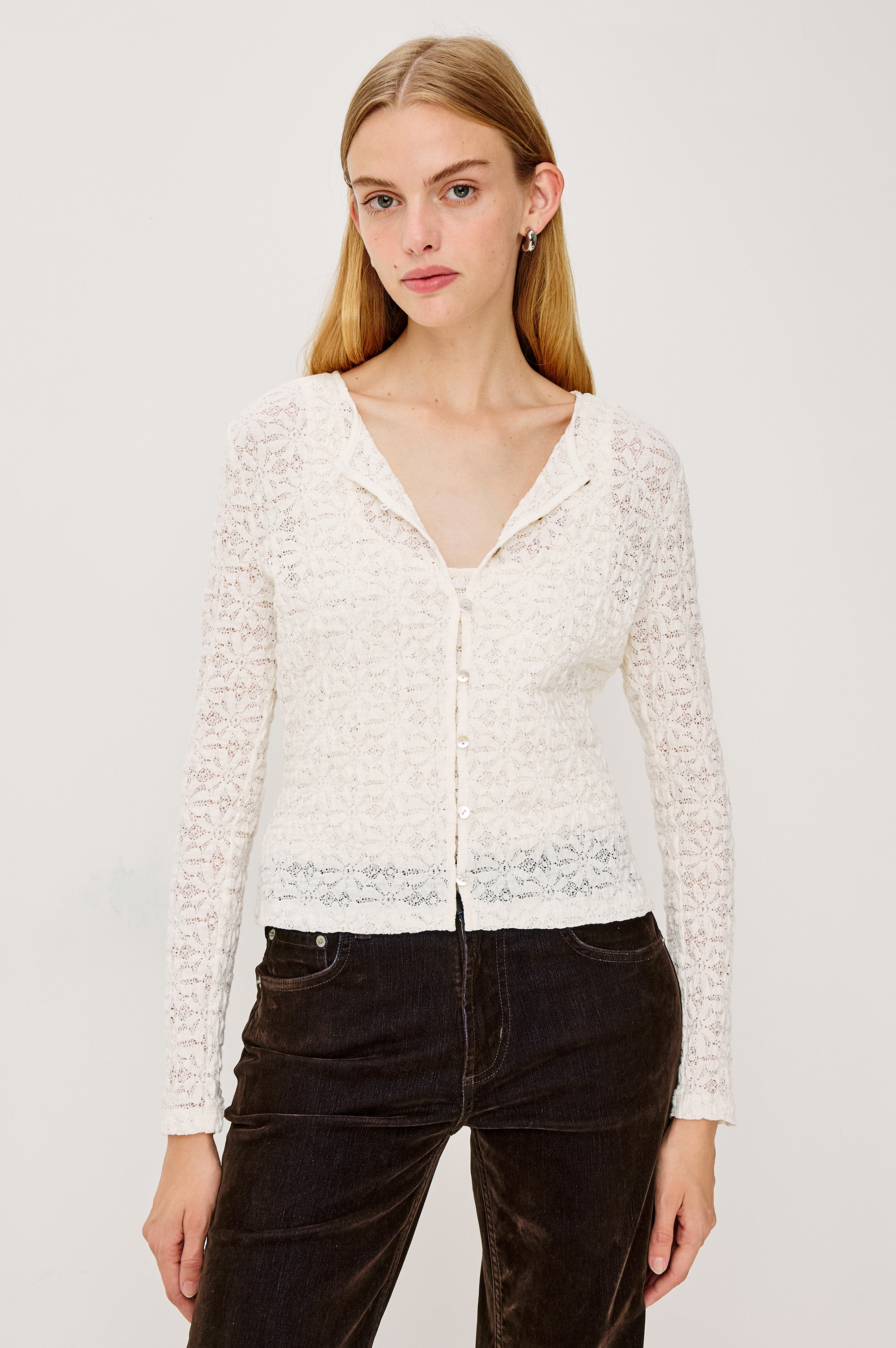 CYRAH TOP - IVORY – Rails
