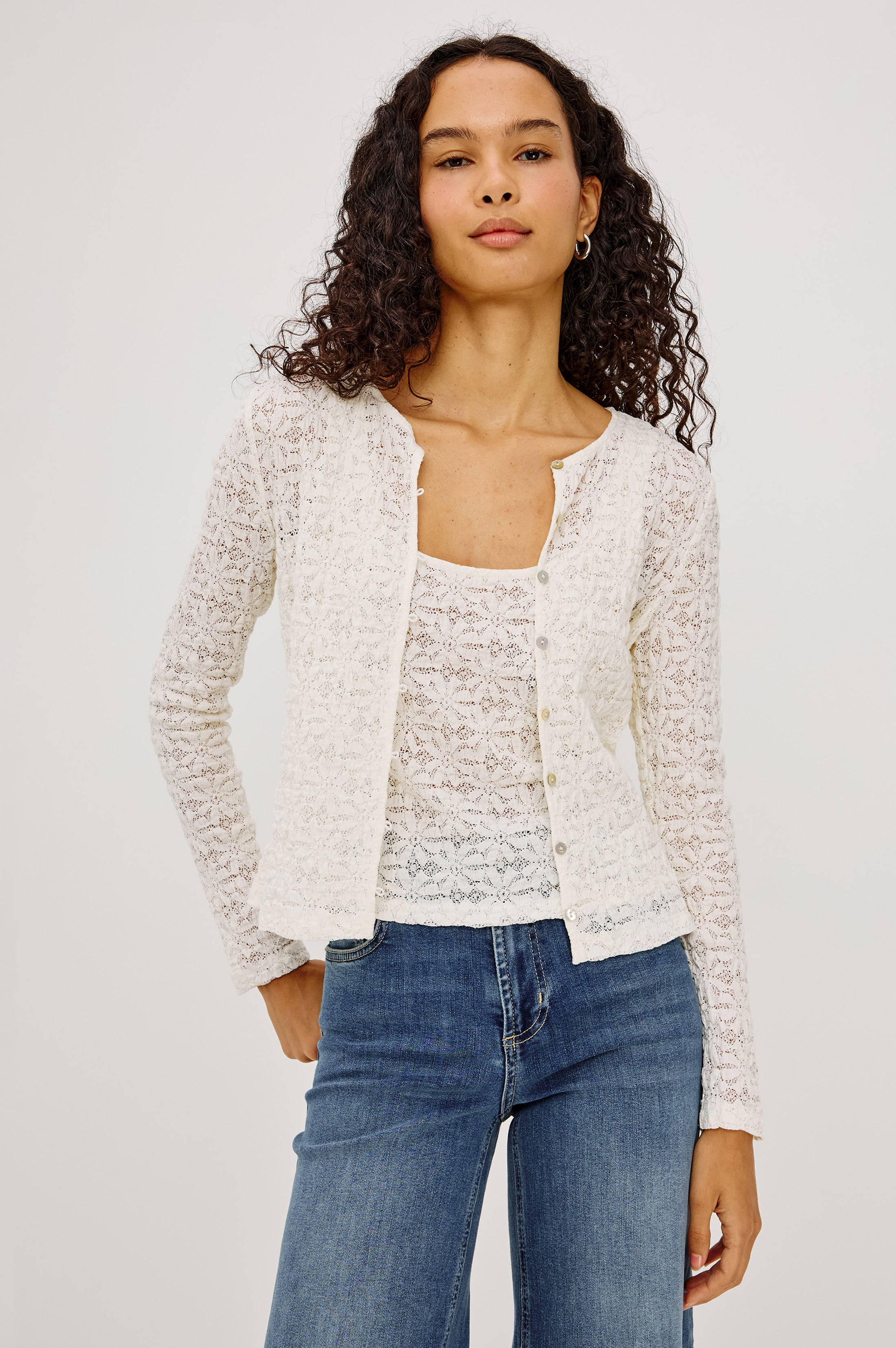 CYRAH TOP - IVORY – Rails