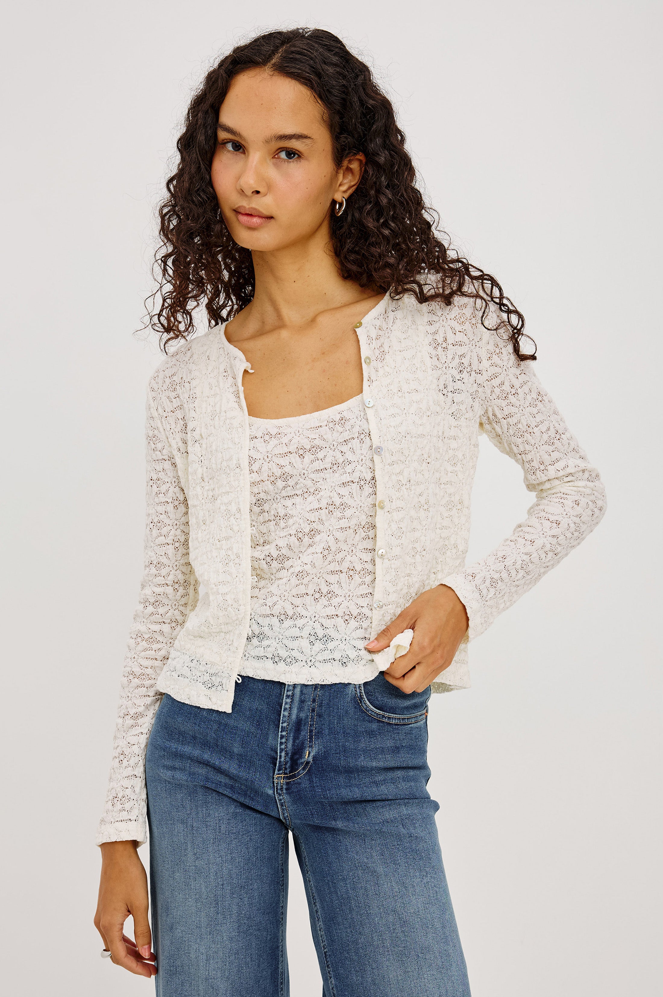 CYRAH TOP - IVORY – Rails