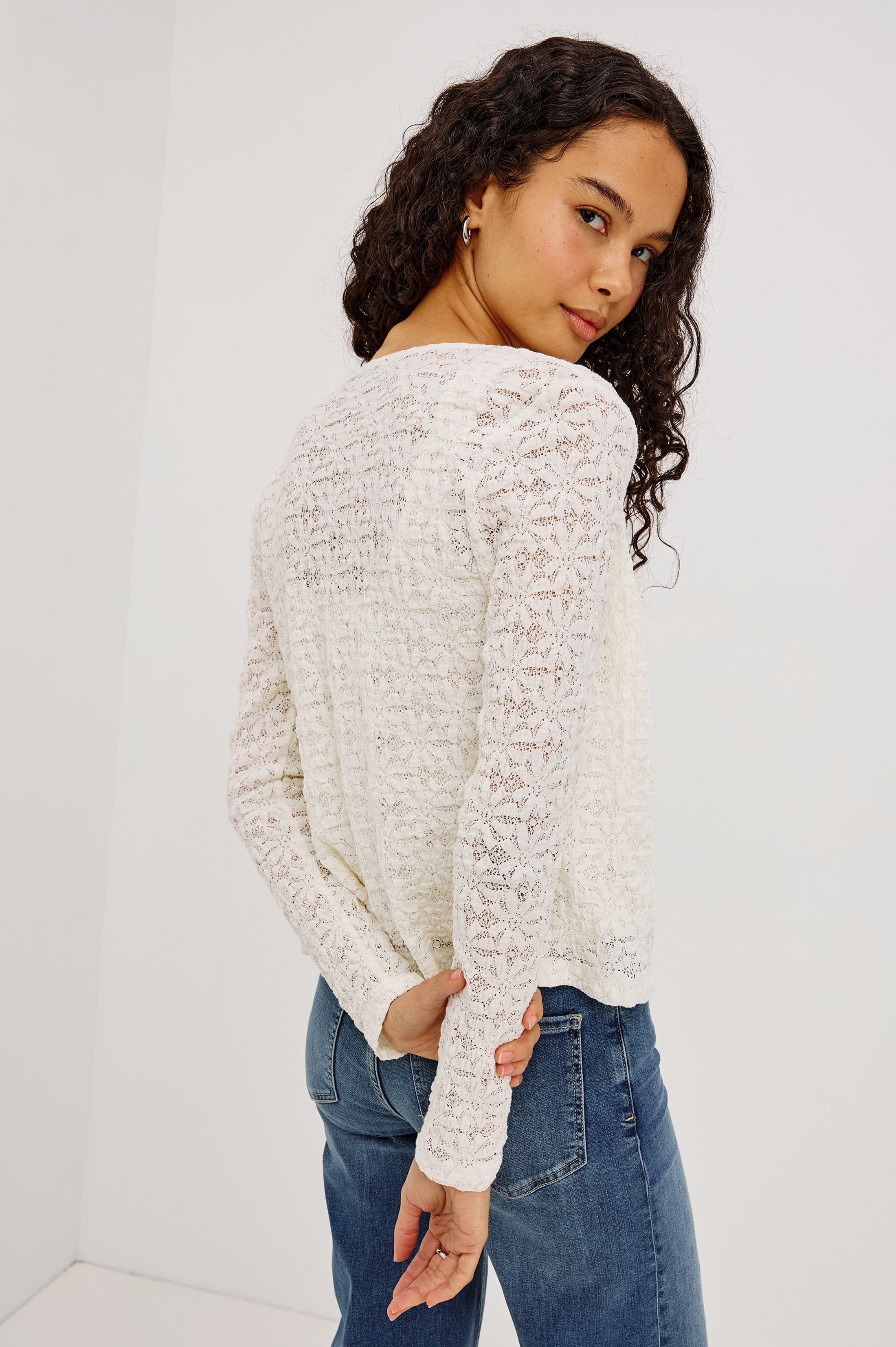 CYRAH TOP - IVORY – Rails