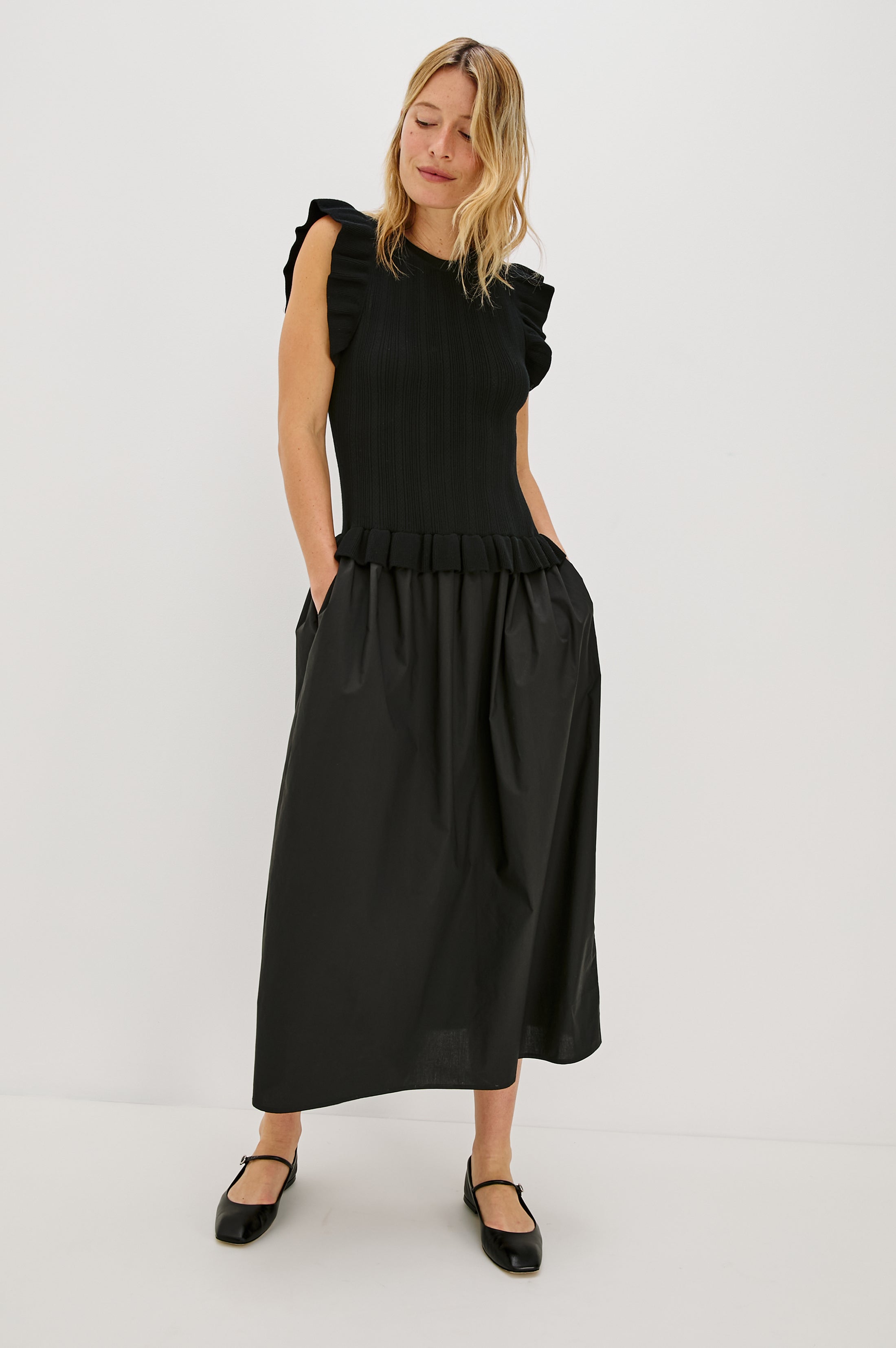 DEIRDRE DRESS - BLACK – Rails