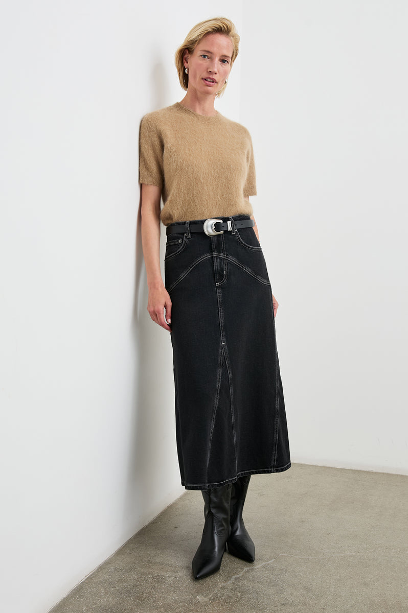 DEL REY SKIRT - BLACK SAND – Rails