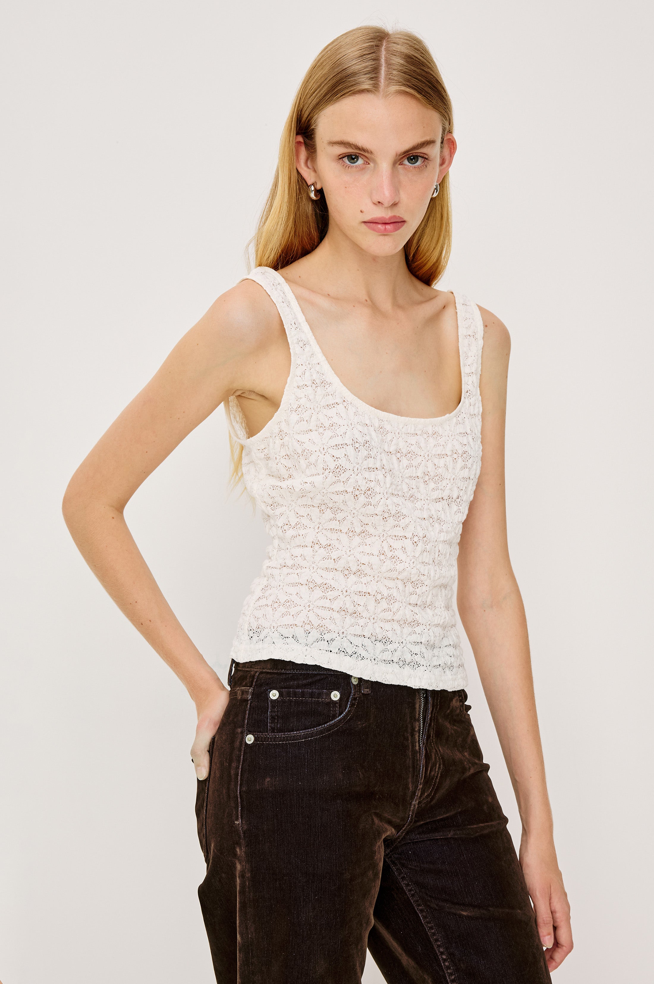 DONYA TANK - IVORY – Rails