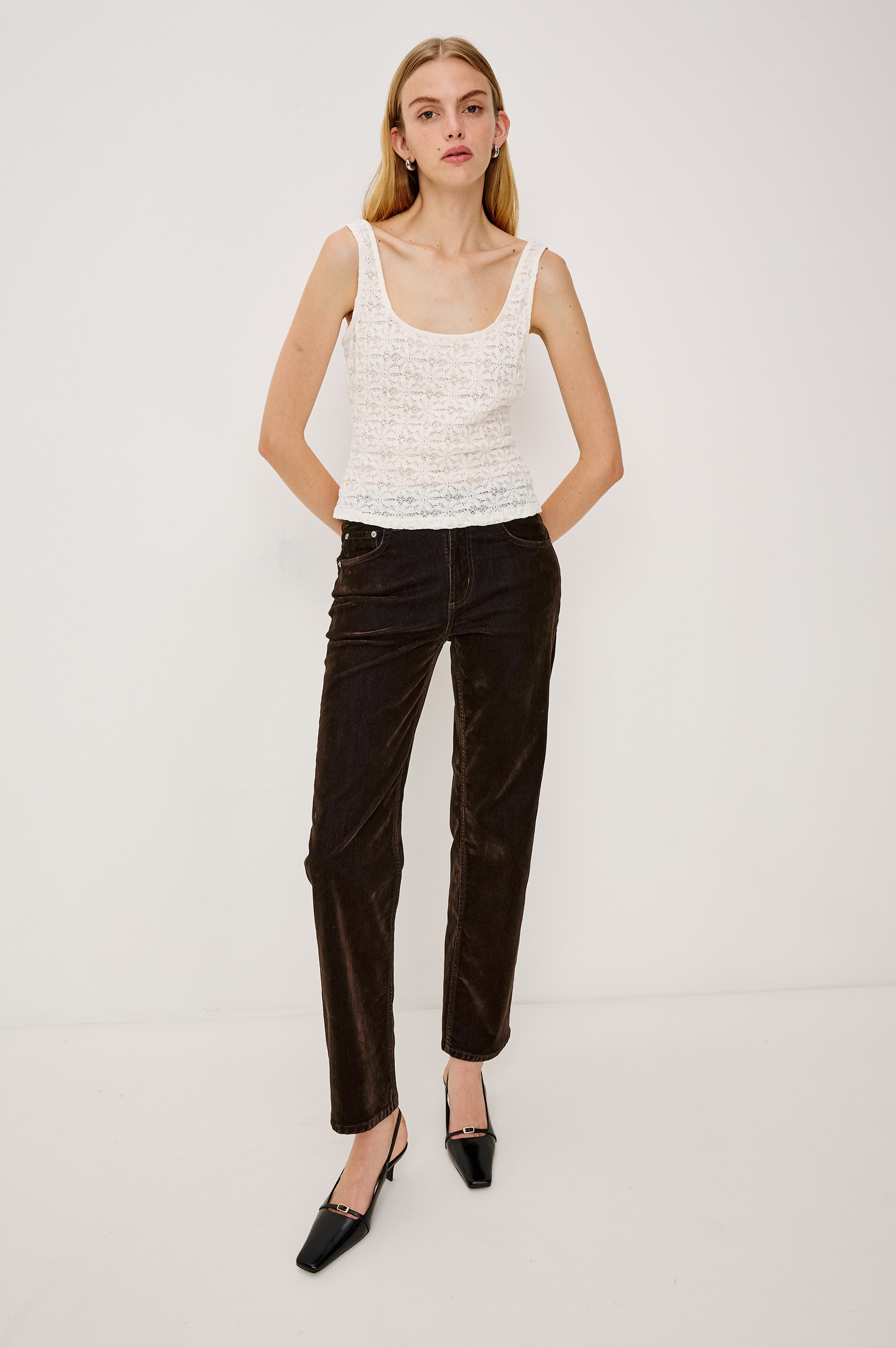 DONYA TANK - IVORY – Rails