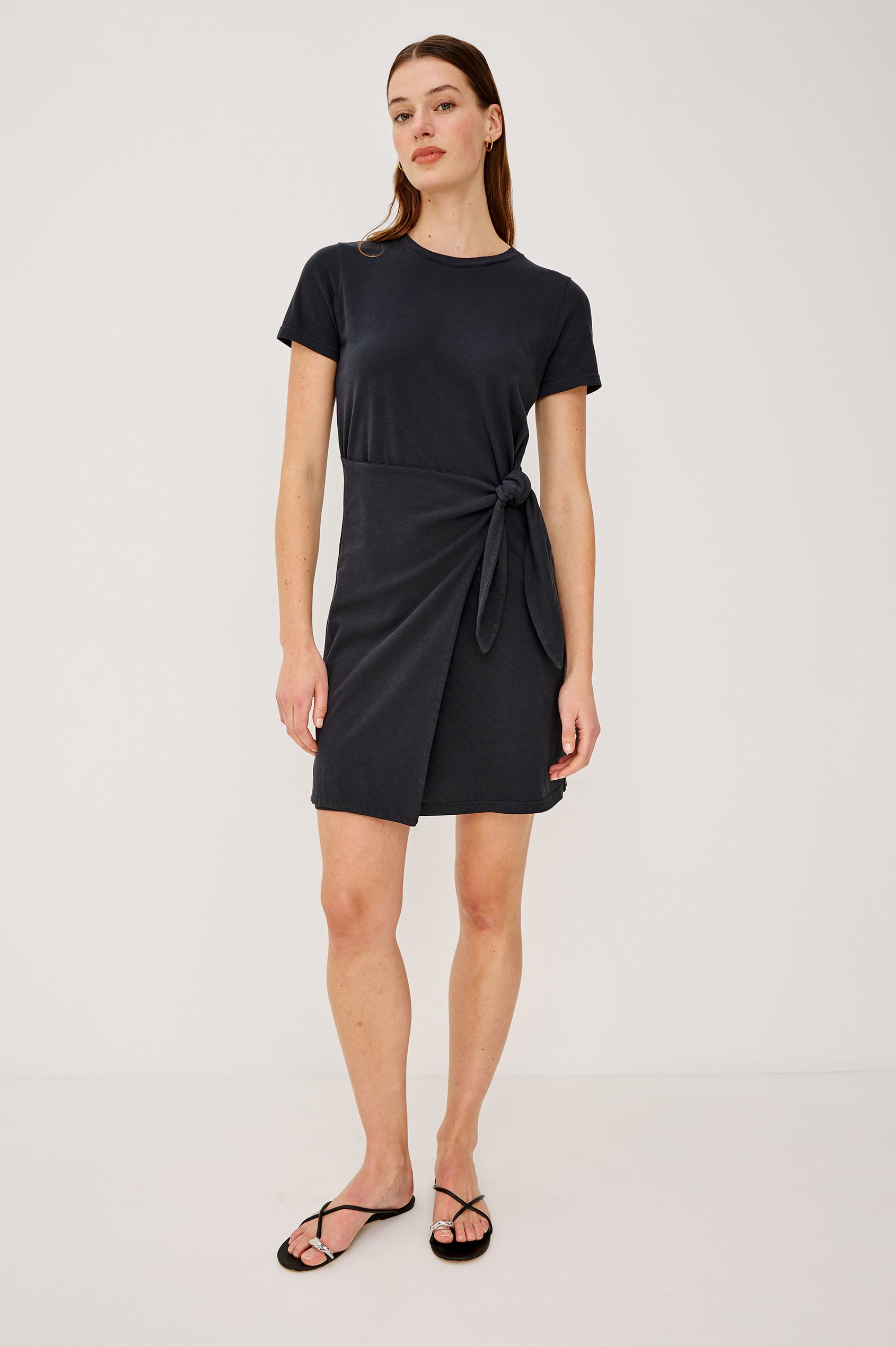 edie tie mini dress Nadine Merabi Edie Dress in White