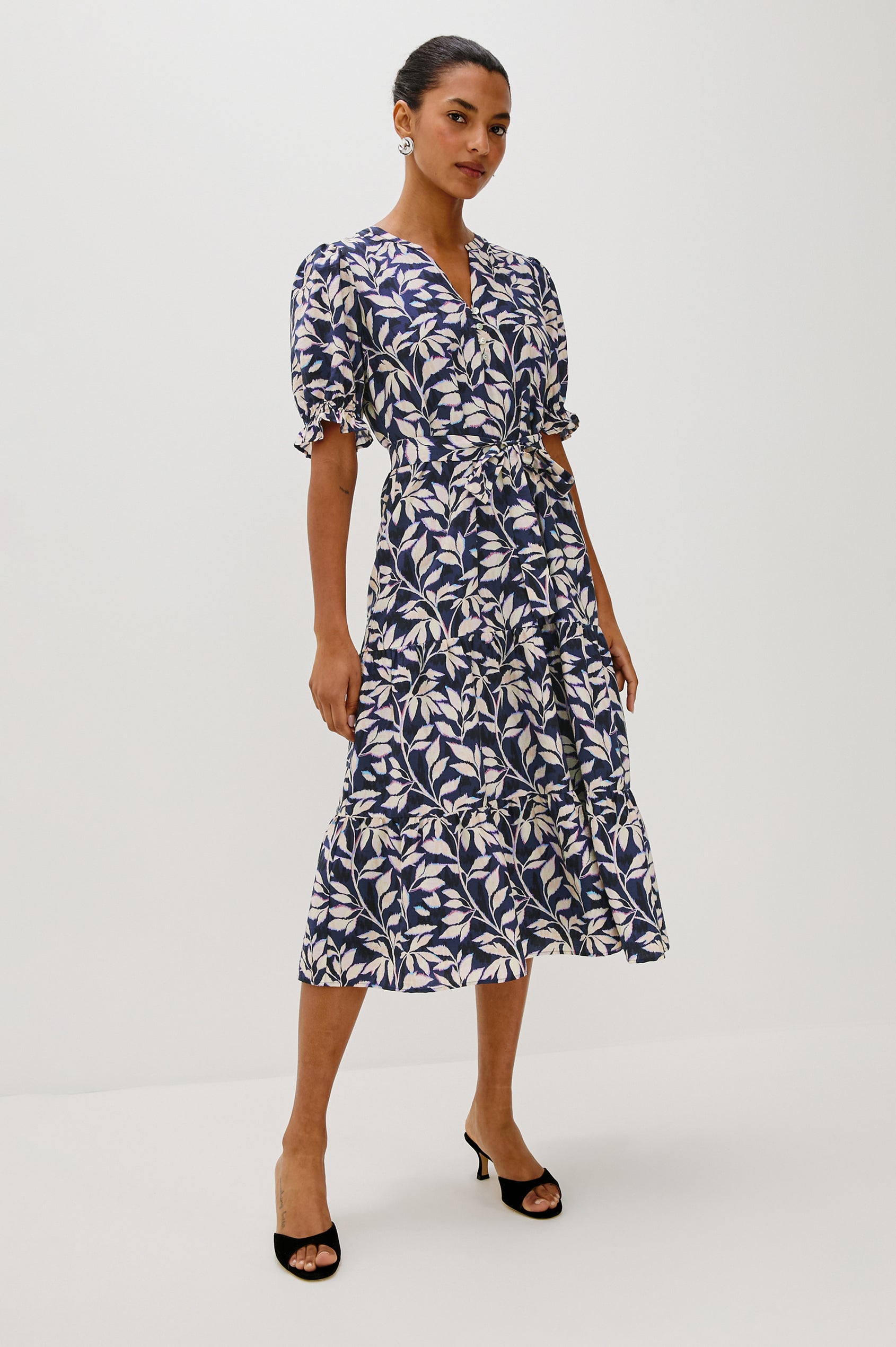 Rails Women's Eliana Dress - Blue - Size Xs - Navy Vines Rails Women's Eliana Dress - Blue - Size Xs - Navy Vines