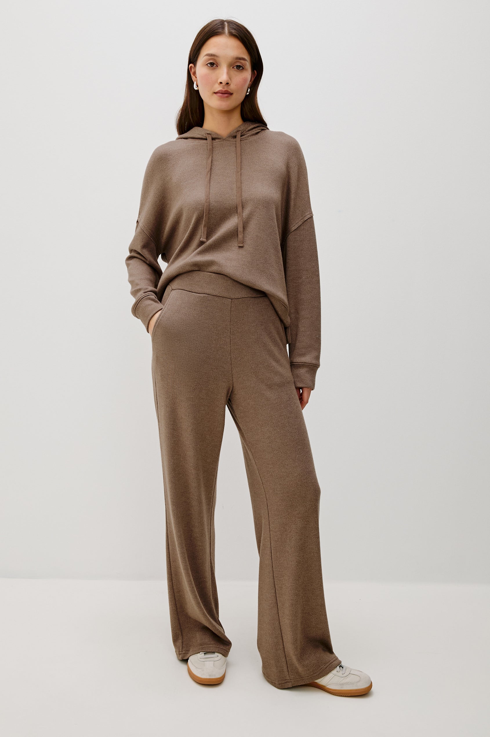 ELLERY SWEATPANT - HEATHER LATTE