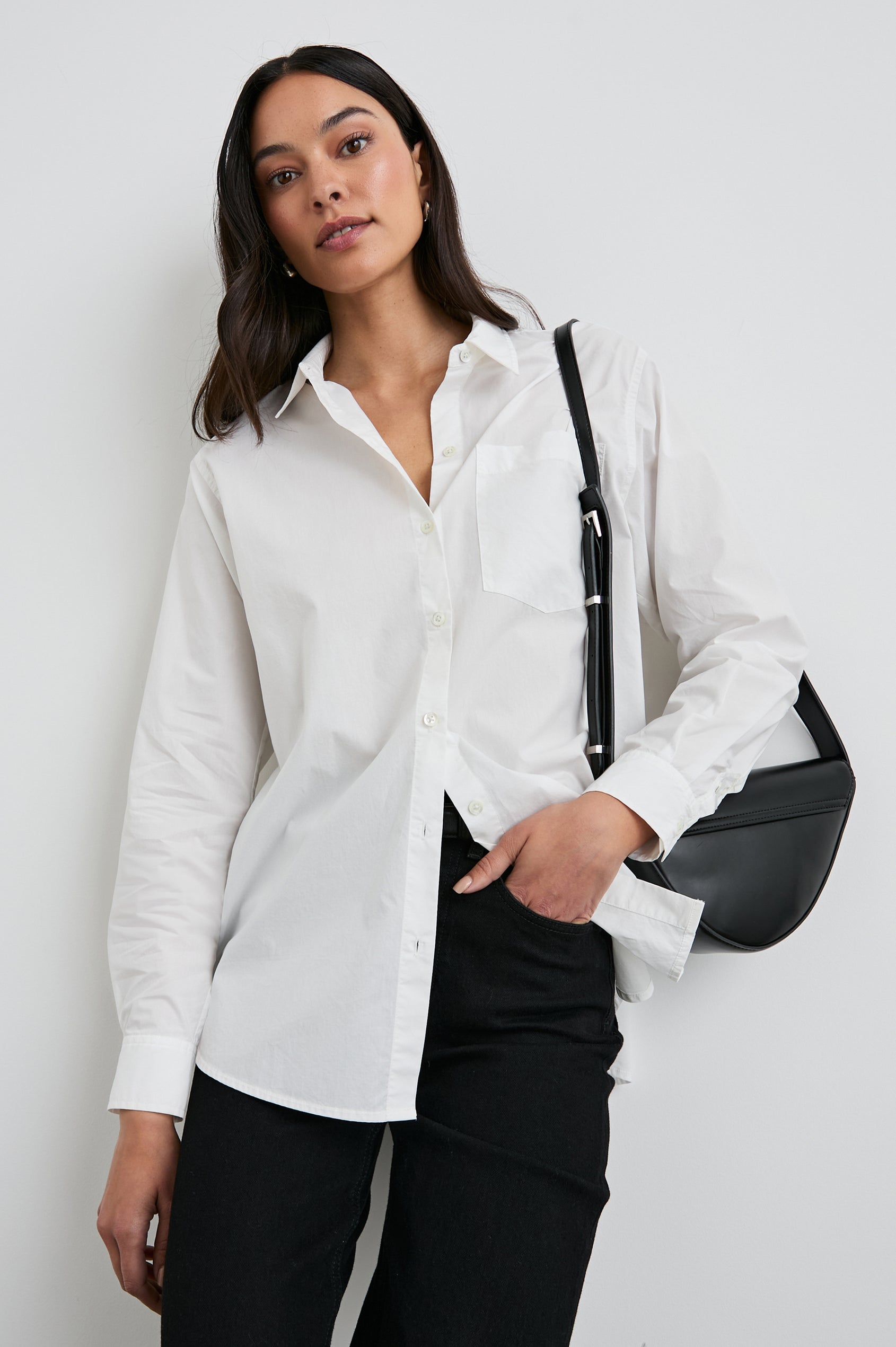 Rails | Elsa Shirt - White | Premium Cotton | Size XL