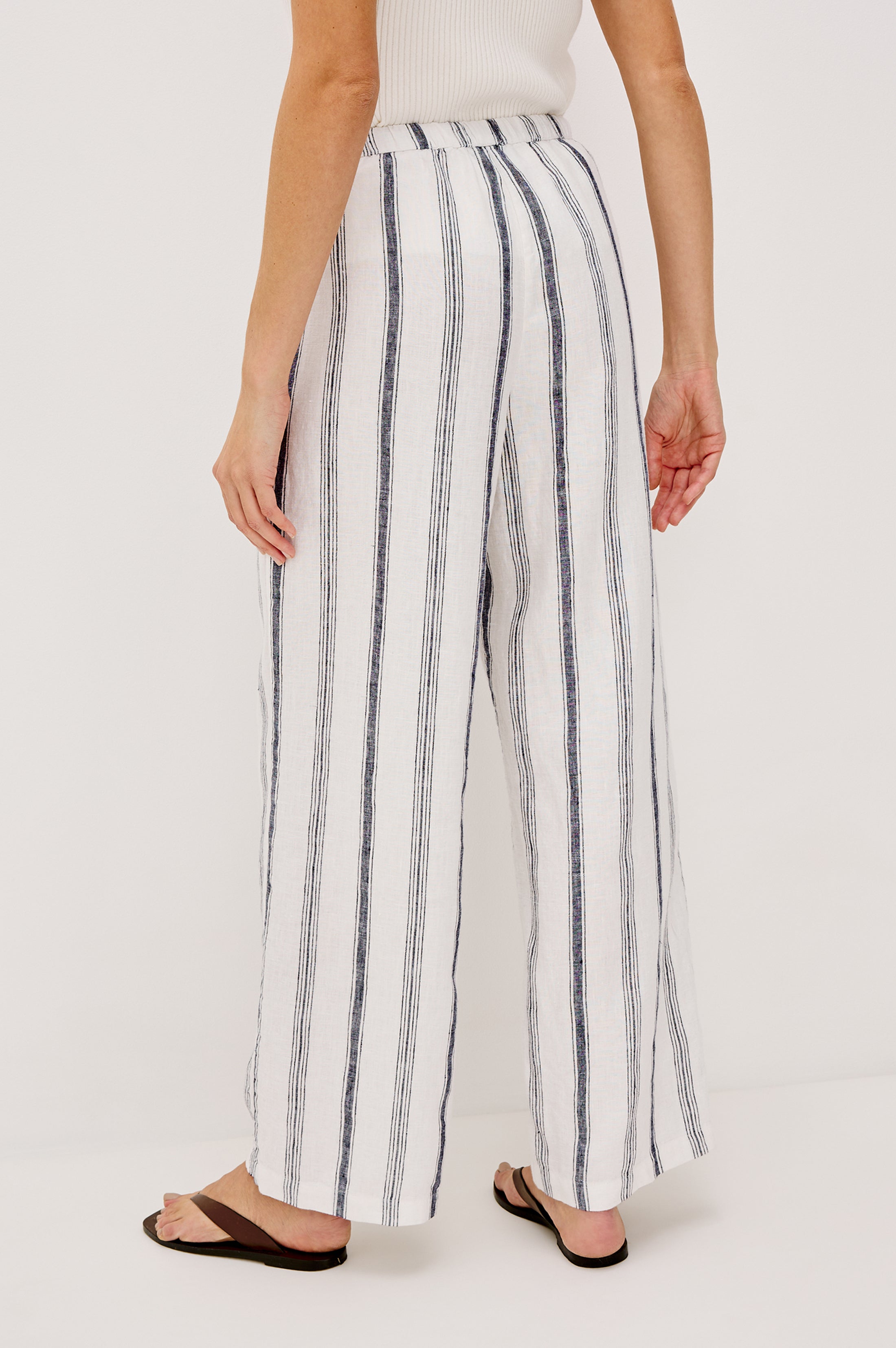 EMMIE PANT - TAVERNA STRIPE – Rails