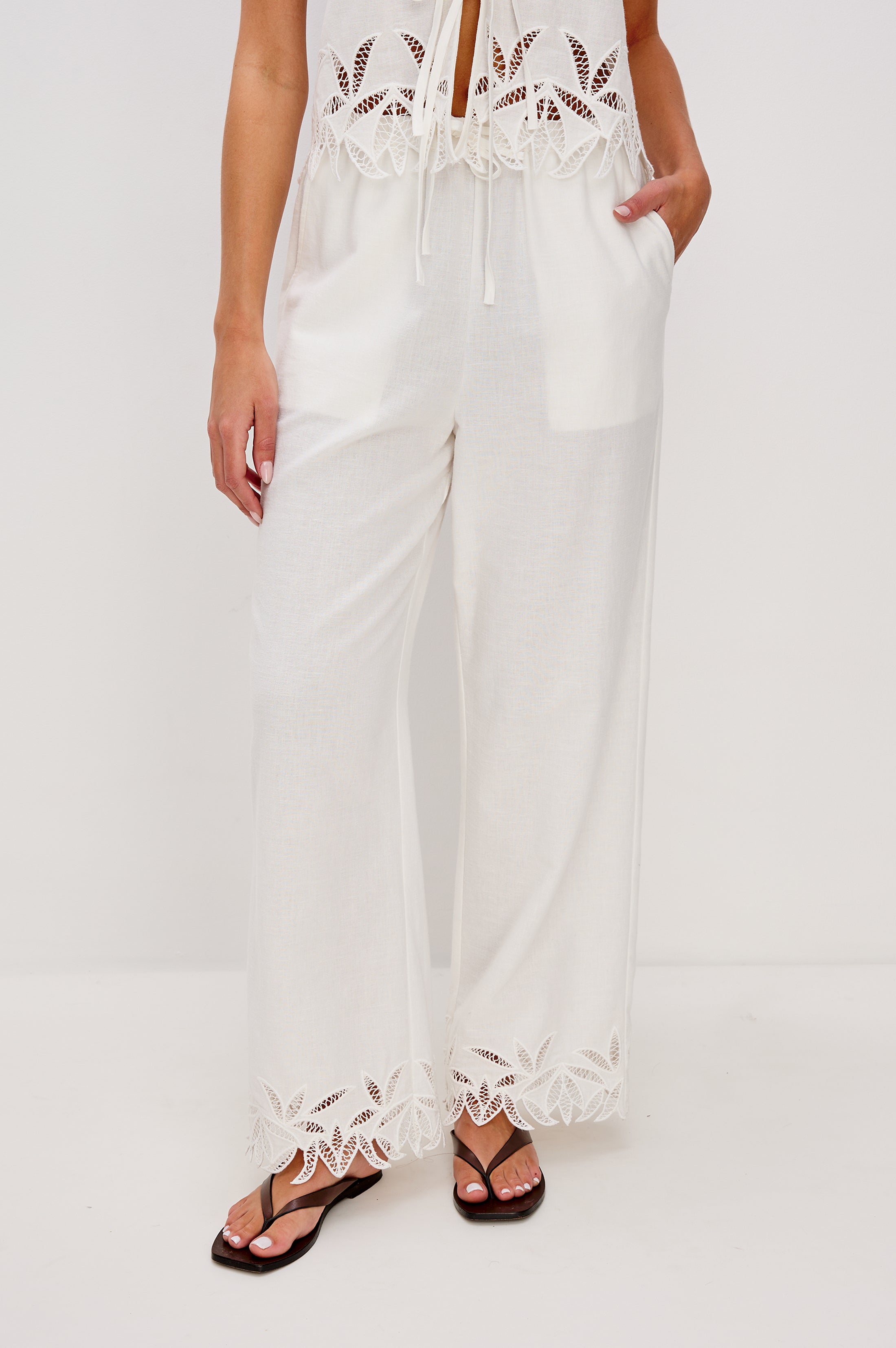 SAMAR SHIRT - WHITE PALM EMBROIDERY – Rails