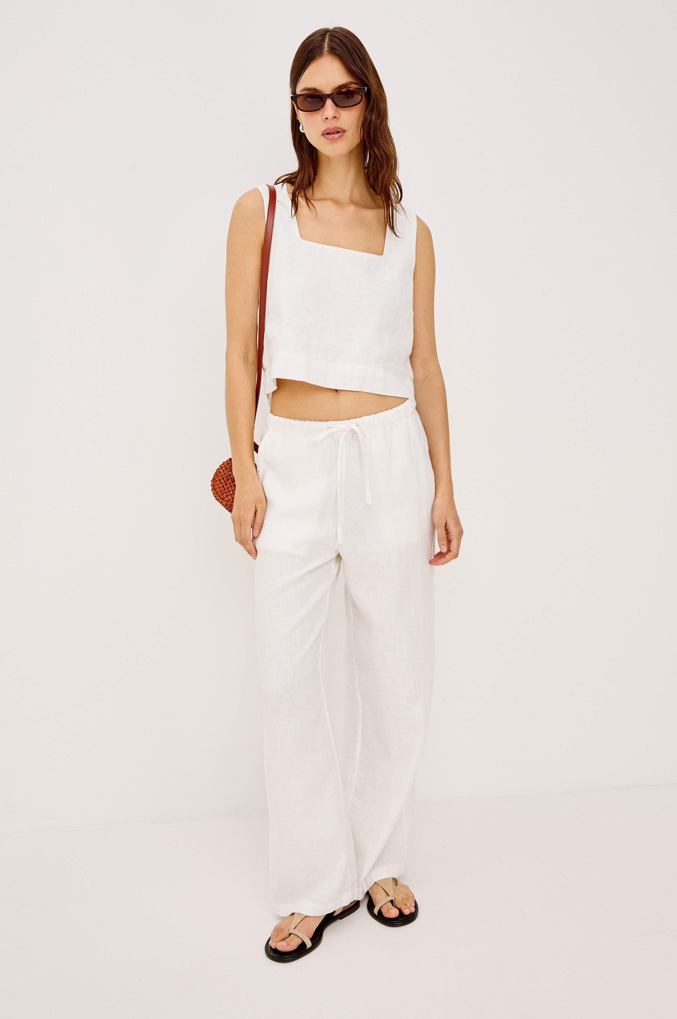 EMMIE PANT - WHITE – Rails