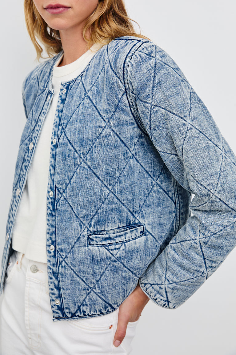 ENCY JACKET - MID BLUE – Rails