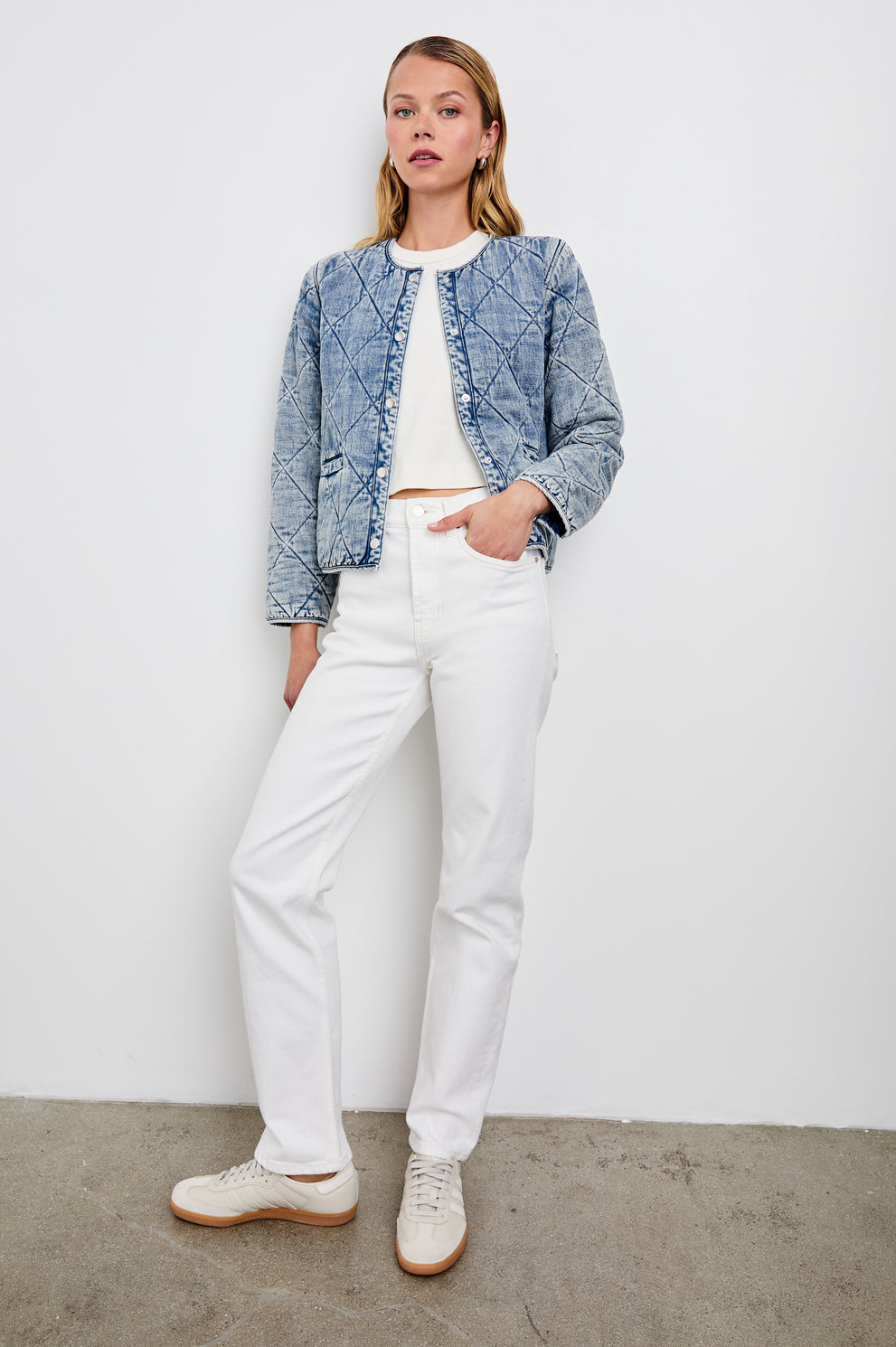 ENCY JACKET - MID BLUE – Rails