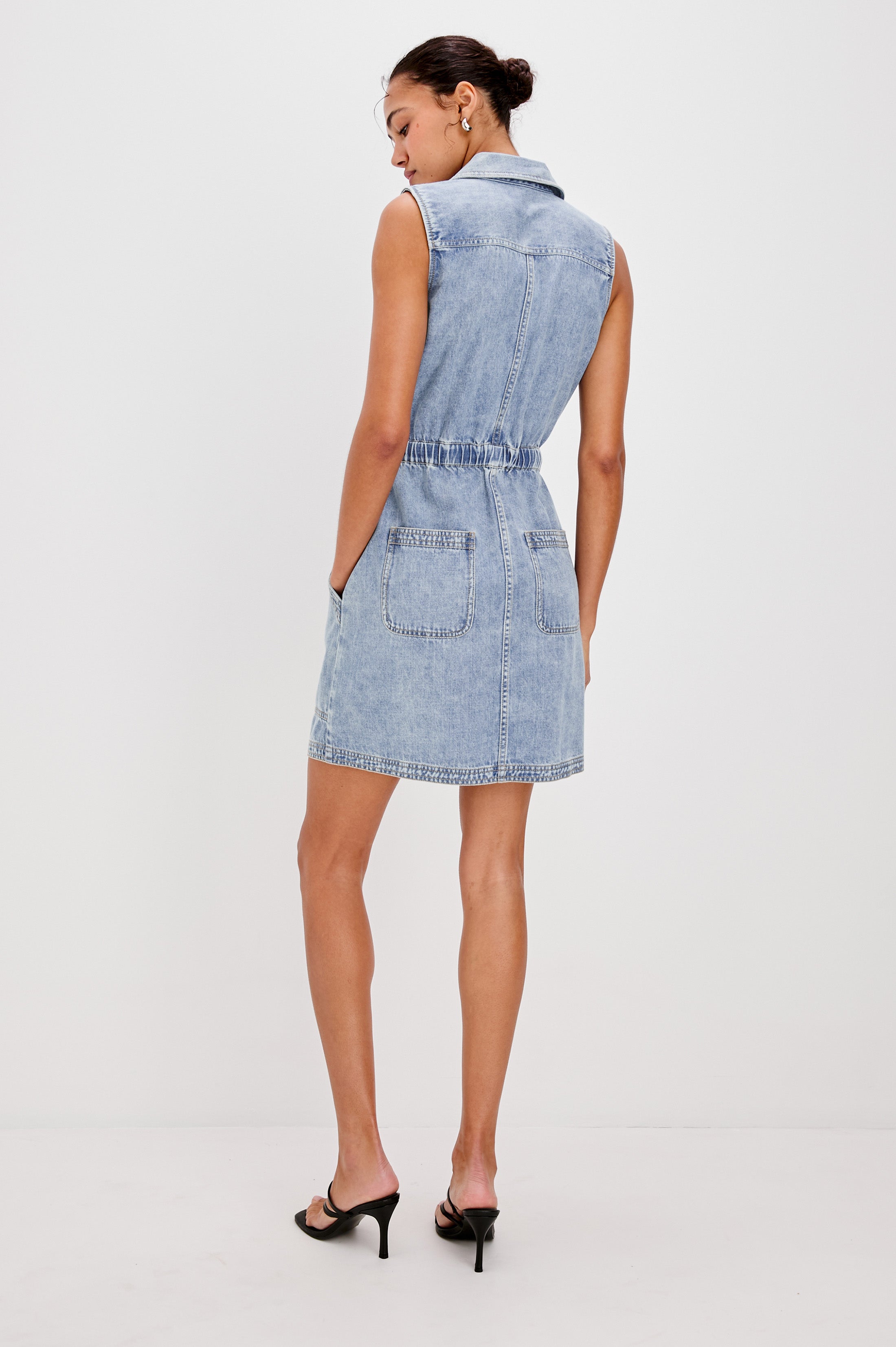 ERICA DRESS - FADED INDIGO – Rails