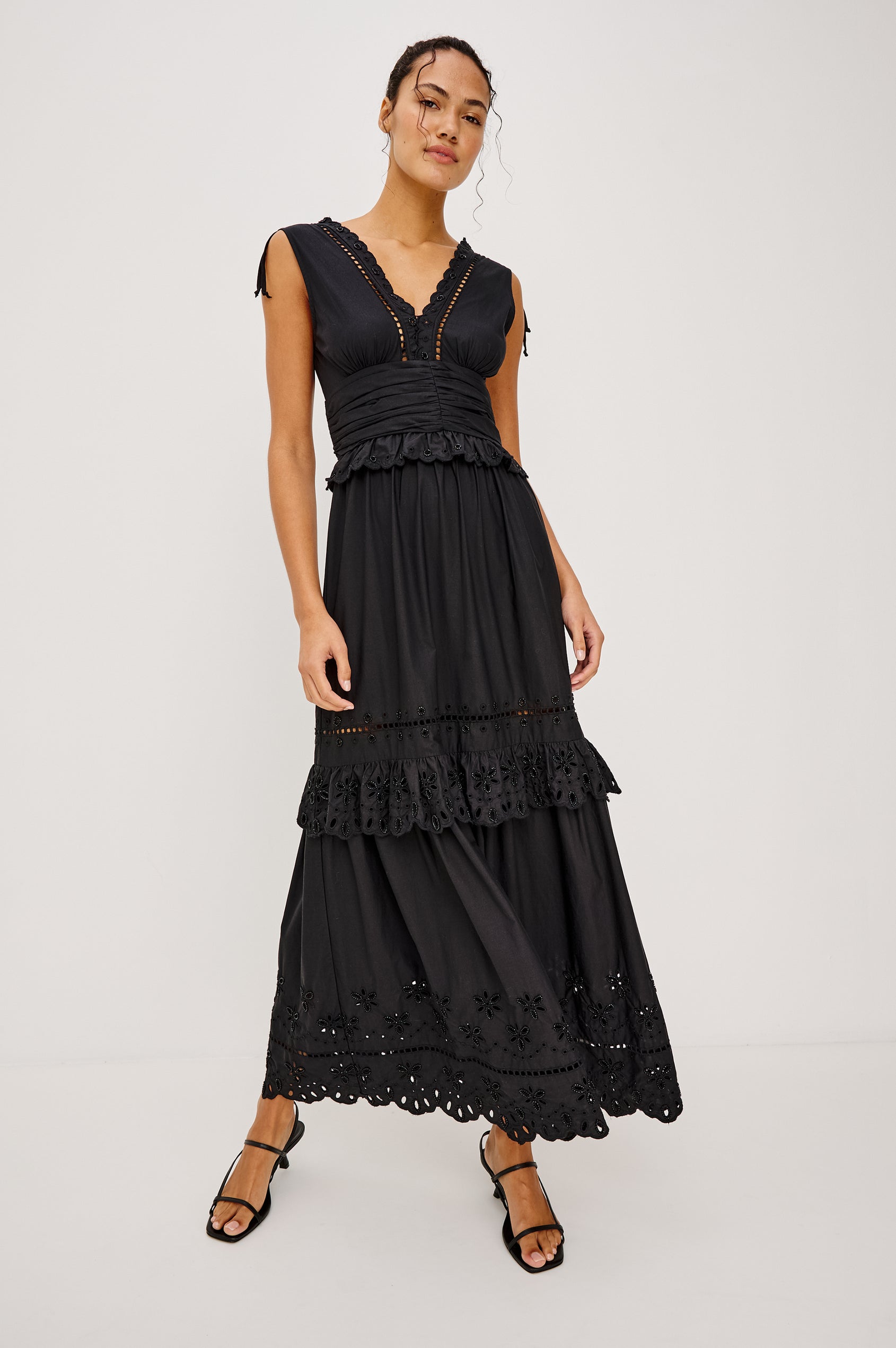 Rails | Esmeralda Dress - Black | Premium Cotton | Size XXS | Women's Dresses Rails | Esmeralda Dress - Black | Premium Cotton | Size XXS | Women's Dresses