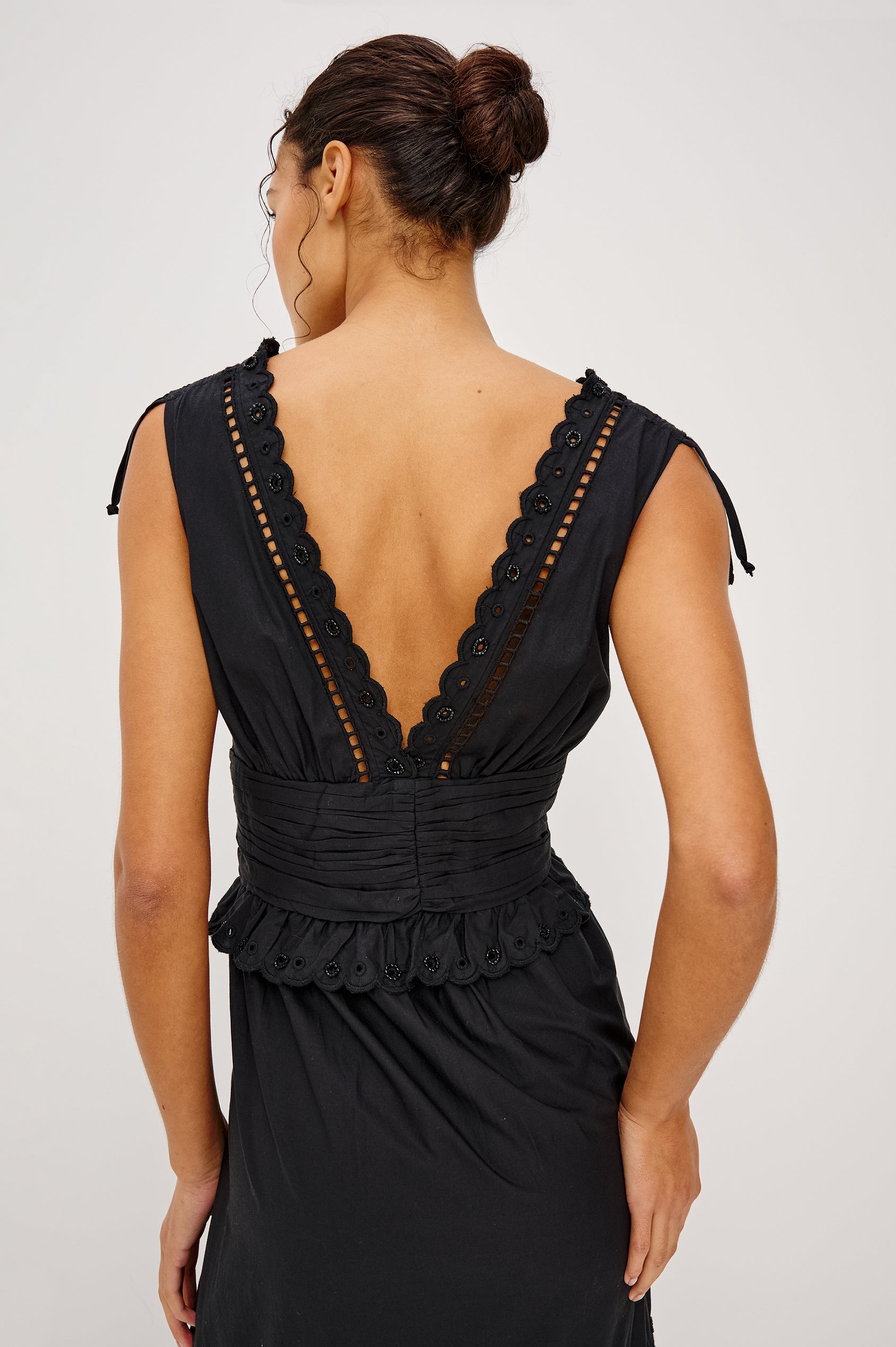 Rails | Esmeralda Dress - Black | Premium Cotton | Size XL | Women's Dresses Rails | Esmeralda Dress - Black | Premium Cotton | Size XL | Women's Dresses