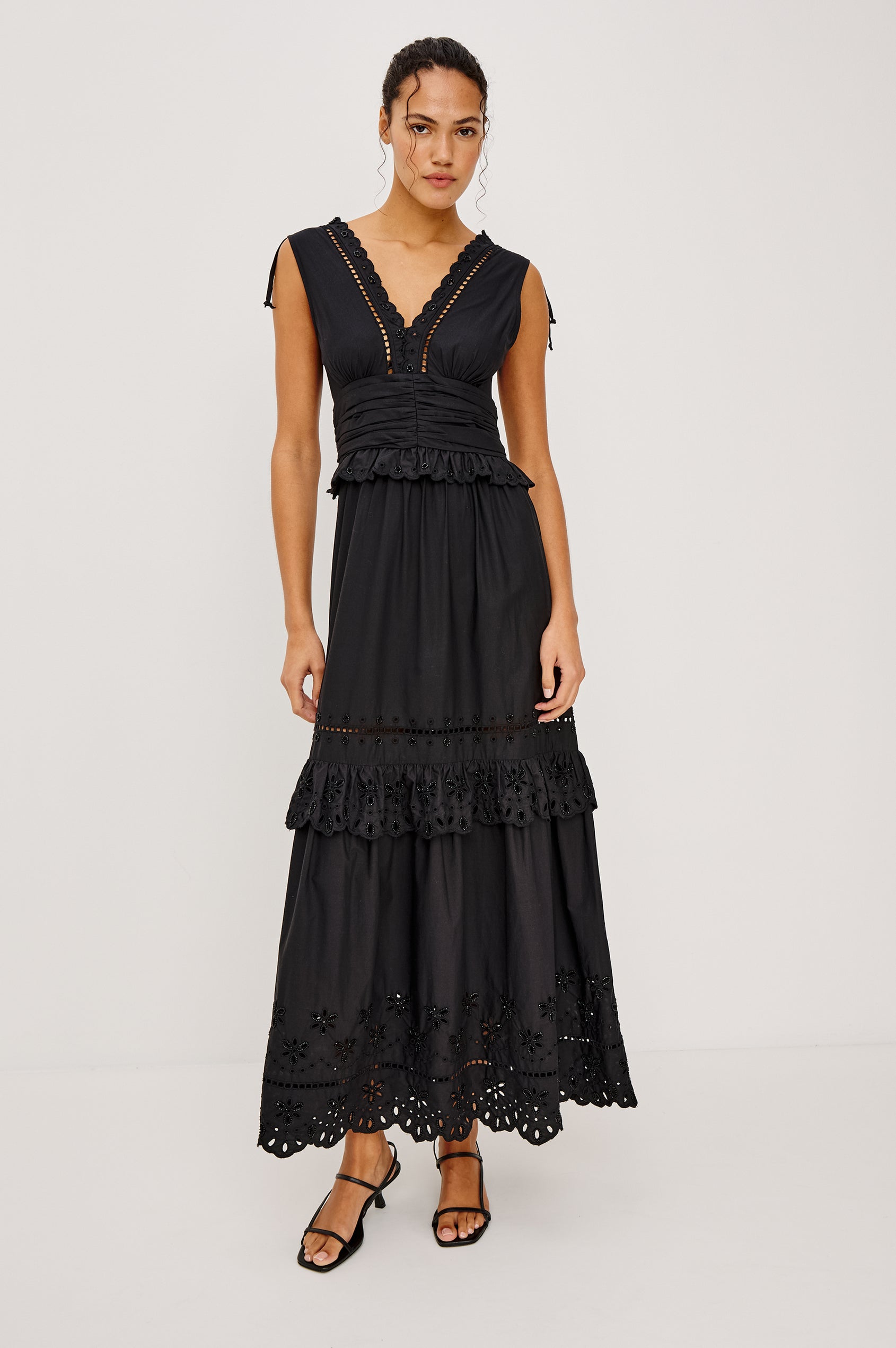 Rails | Esmeralda Dress - Black | Premium Cotton | Size XXS | Women's Dresses Rails | Esmeralda Dress - Black | Premium Cotton | Size XXS | Women's Dresses
