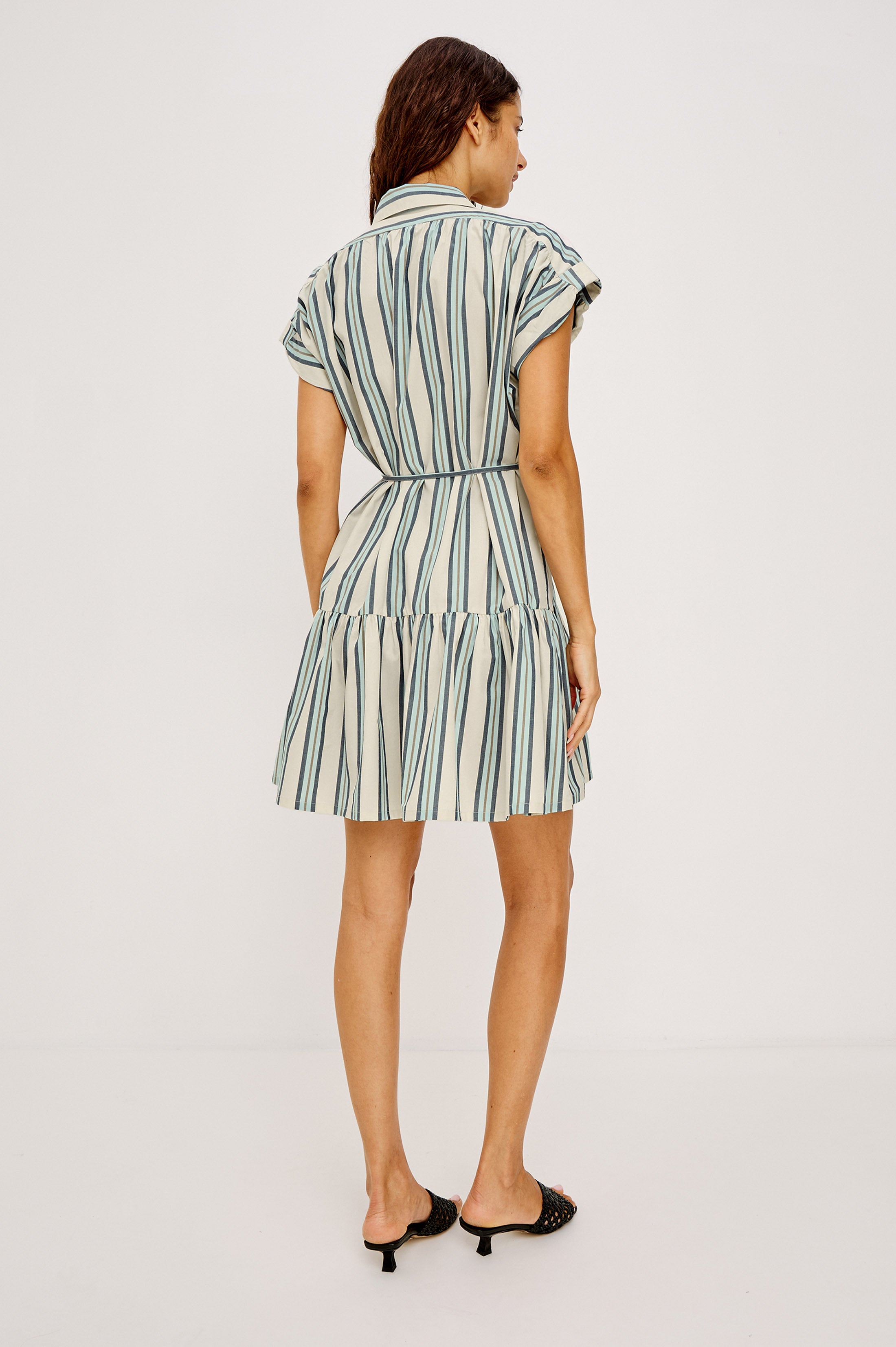 EVALINE DRESS - MARSALA STRIPE – Rails