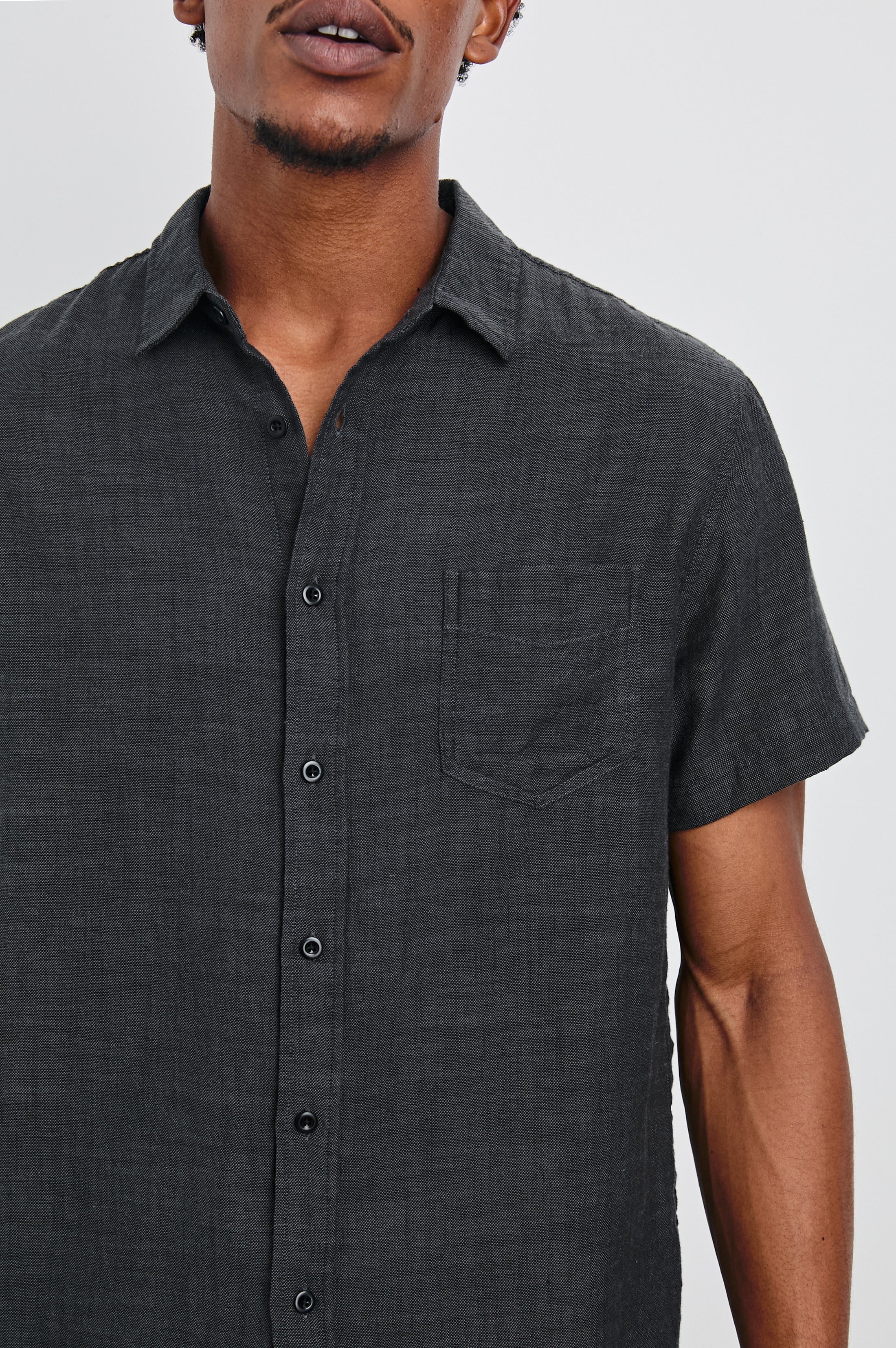 FAIRFAX SHIRT - BLACK CHAMBRAY – Rails