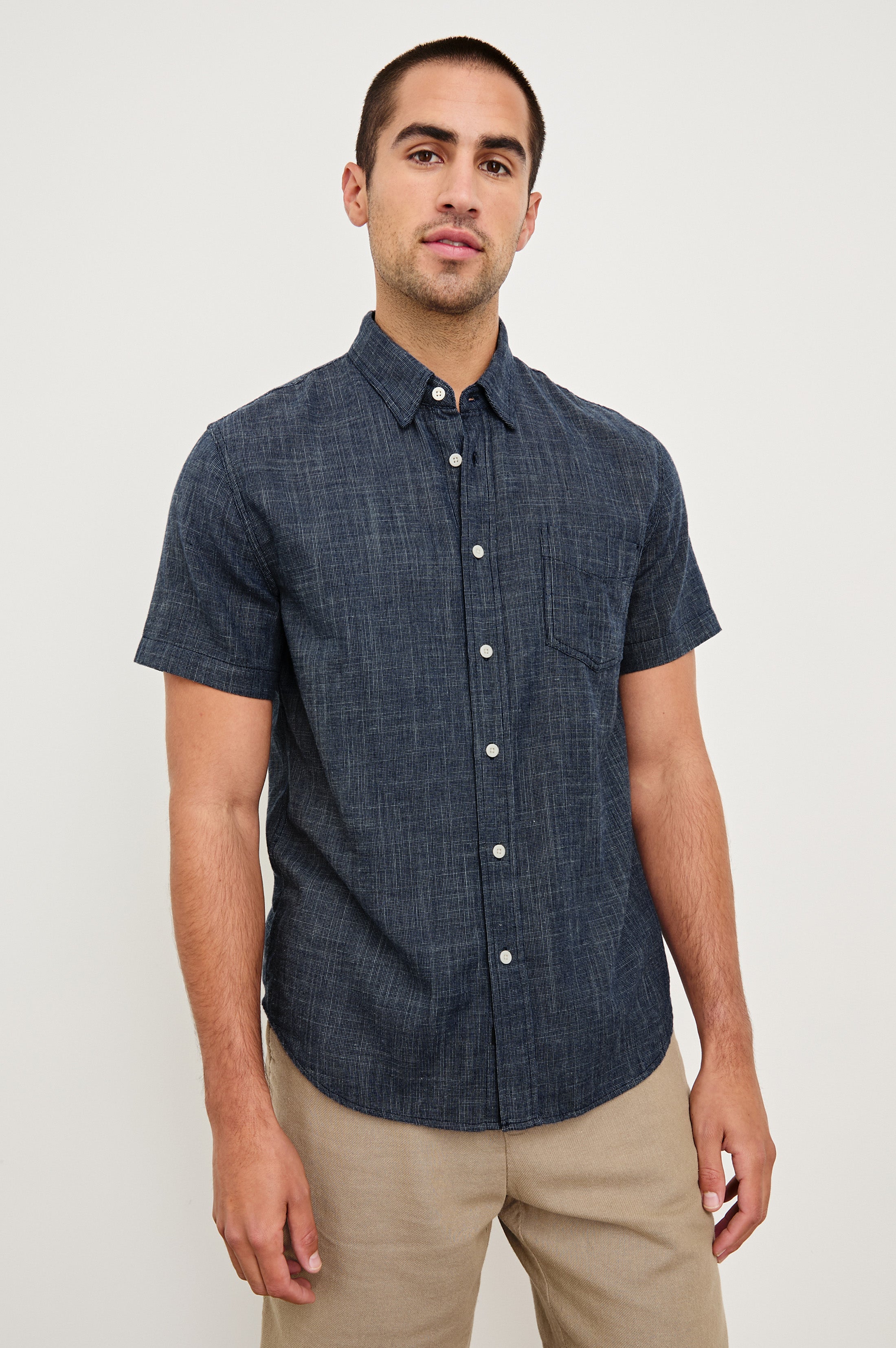 FAIRFAX SHIRT - NAVY ETCH – Rails
