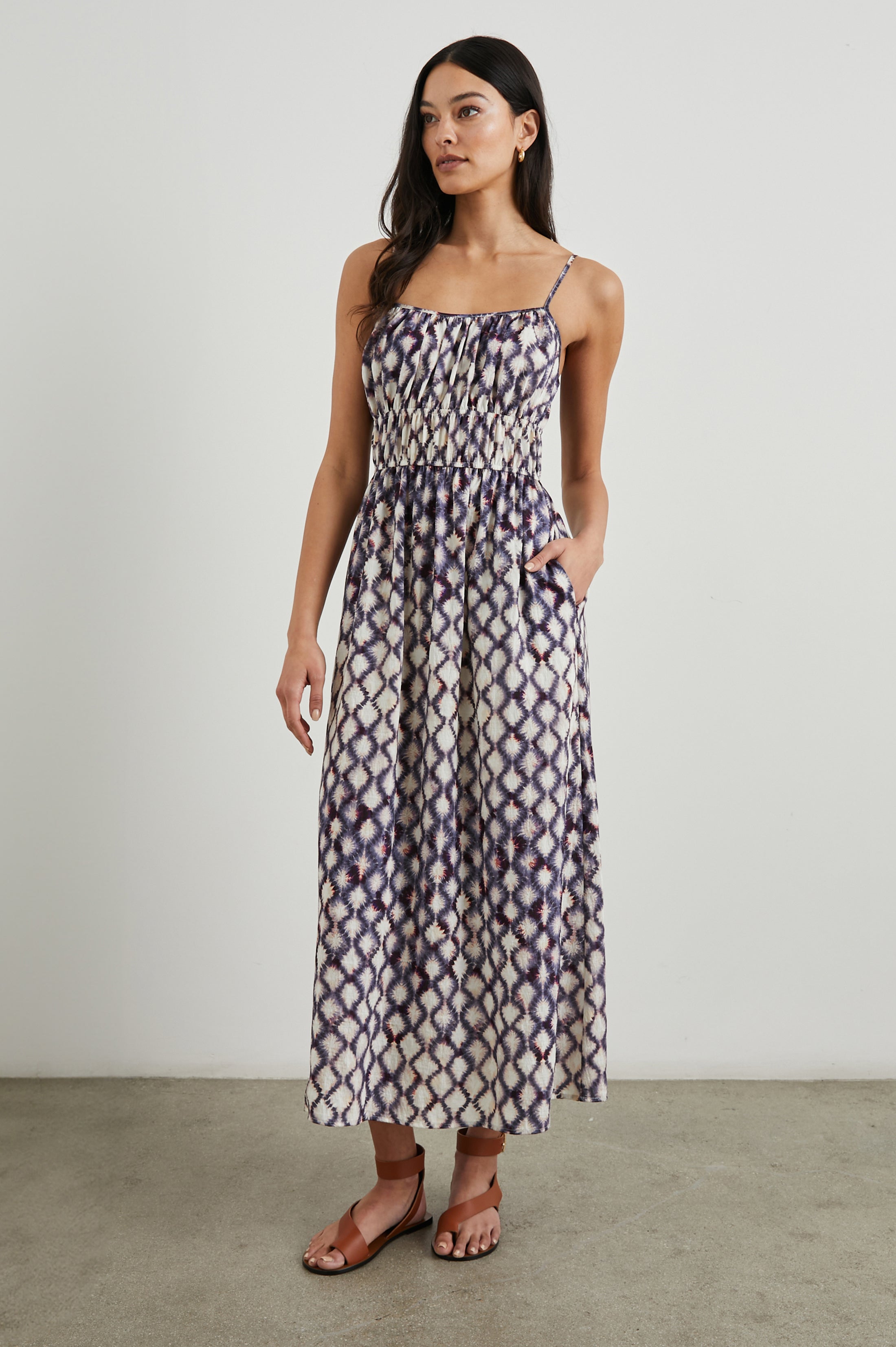 FATIMA DRESS - IRIS SHIBORI – Rails