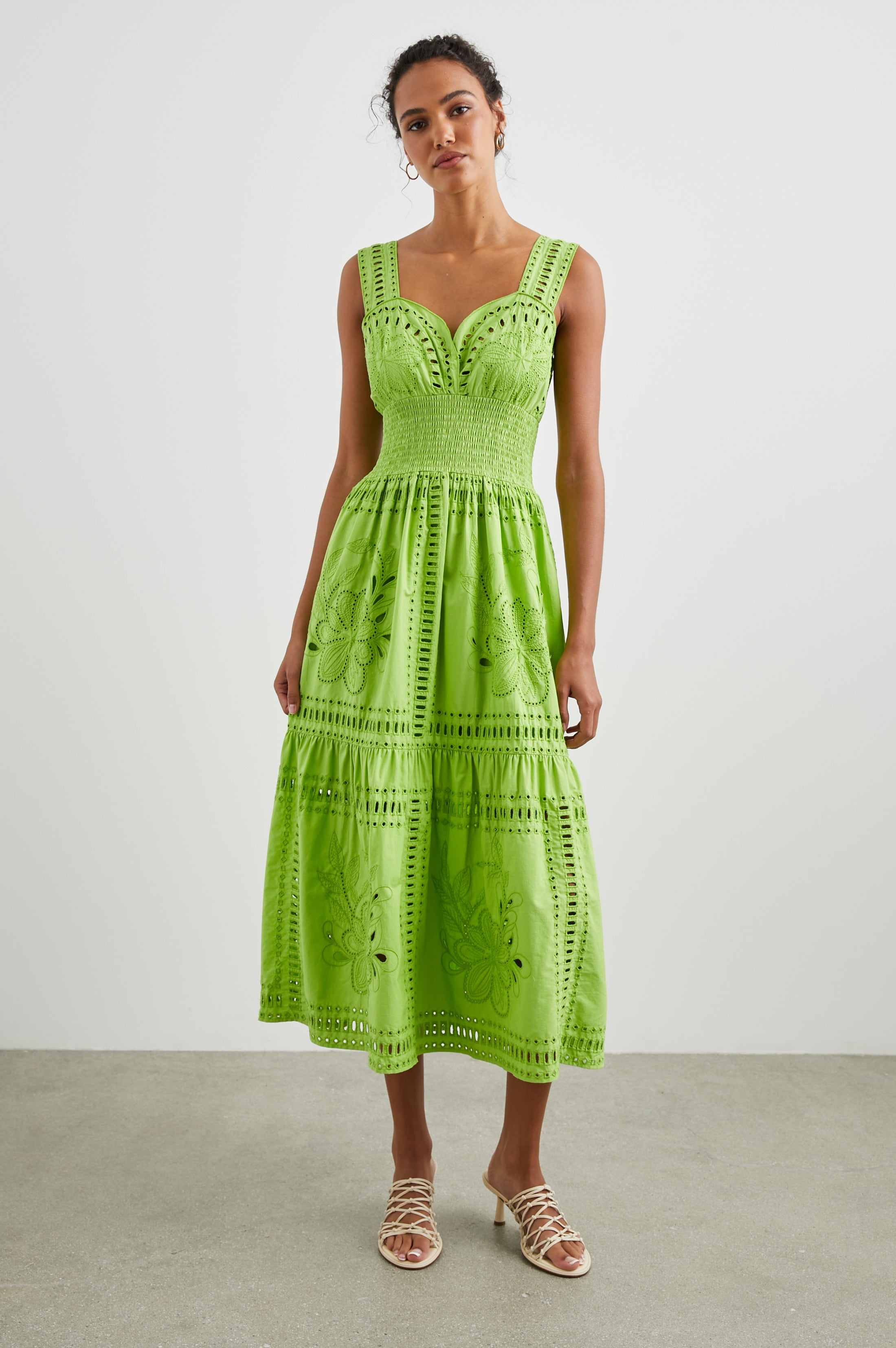 FAWN DRESS - ISLAND GREEN – Rails