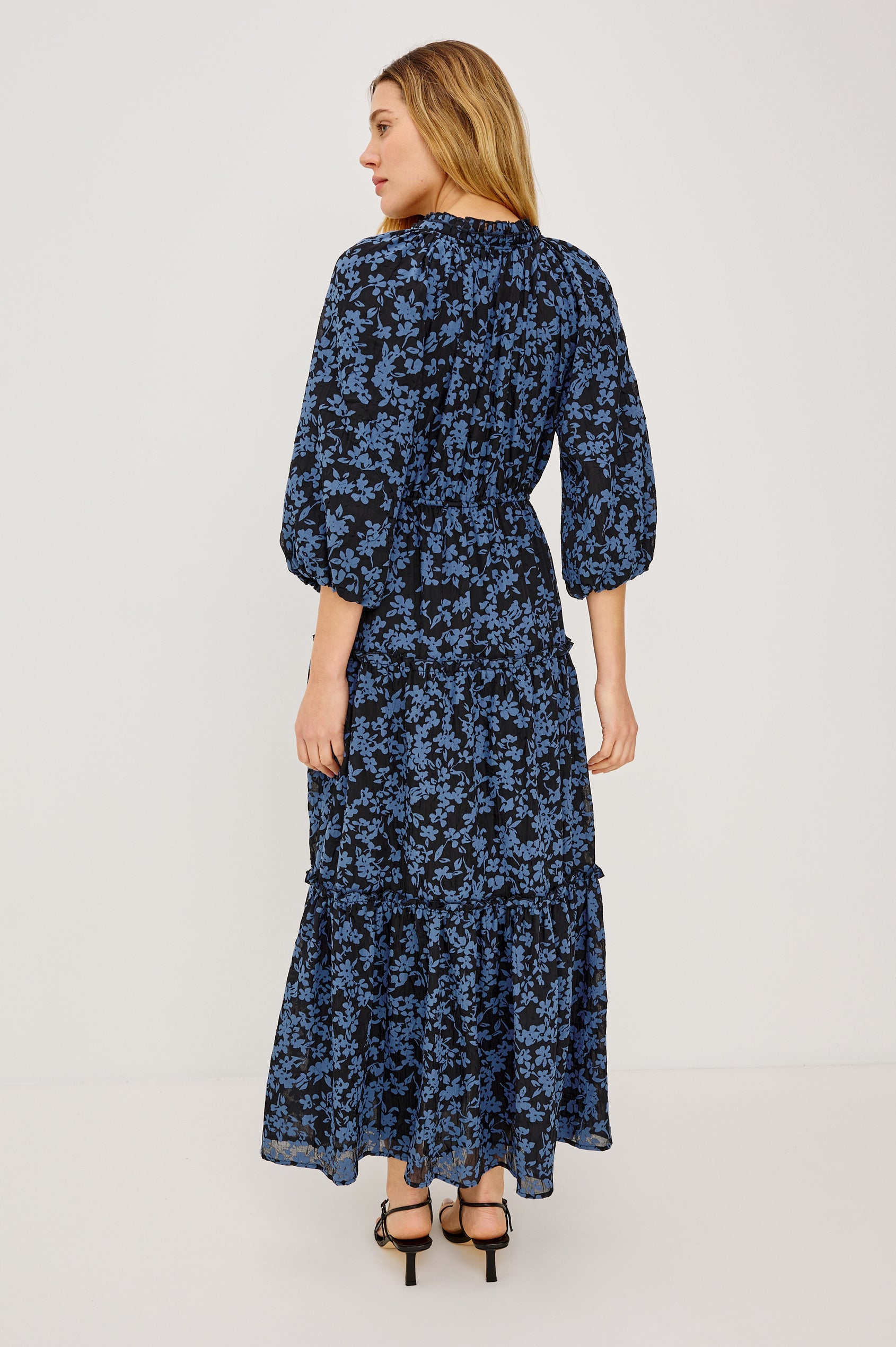 Rails | Felicia Dress - Midnight Silhouette Floral | Premium Cotton | Size XXS | Women's Dresses Rails | Felicia Dress - Midnight Silhouette Floral | Premium Cotton | Size XXS | Women's Dresses
