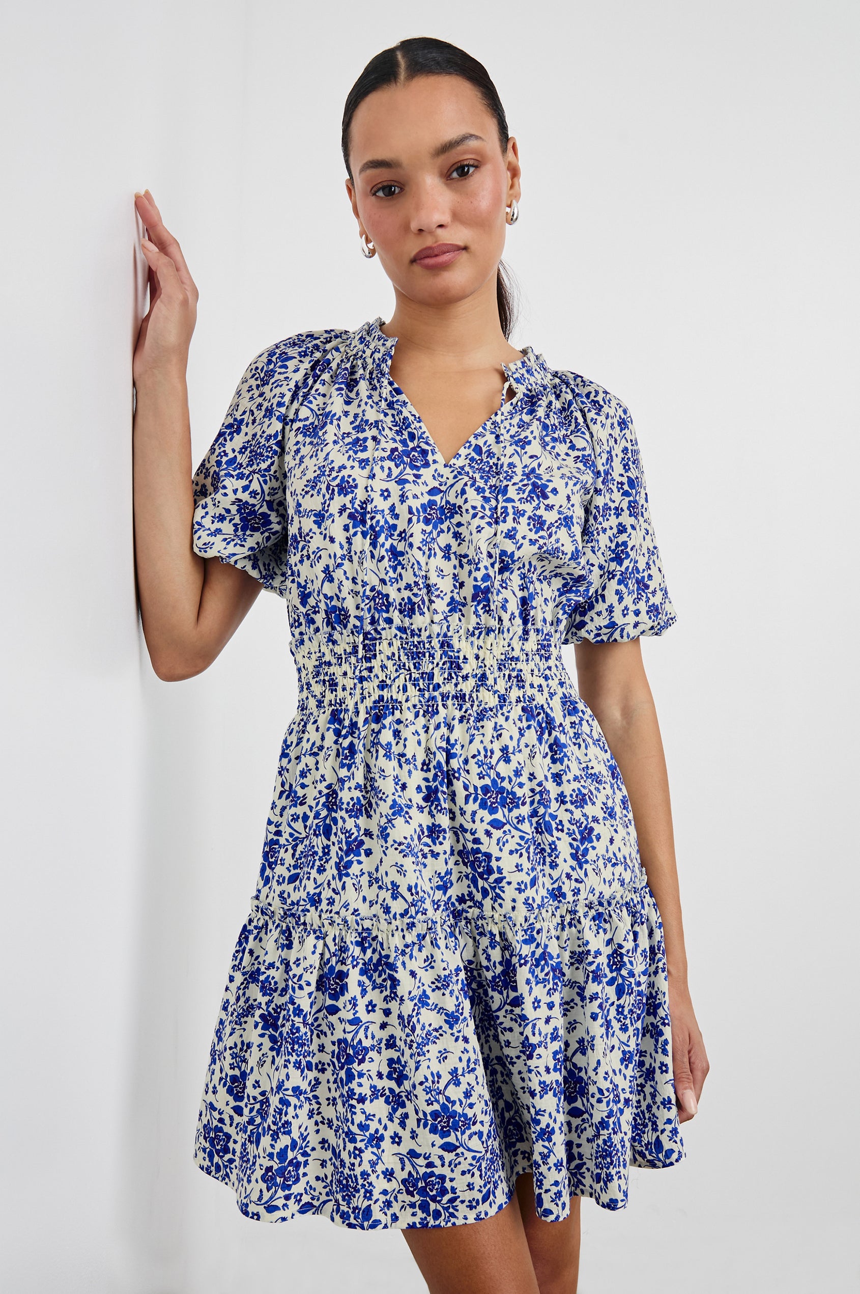 Rails | Fiorella Dress - Blue Marguerite | Size S