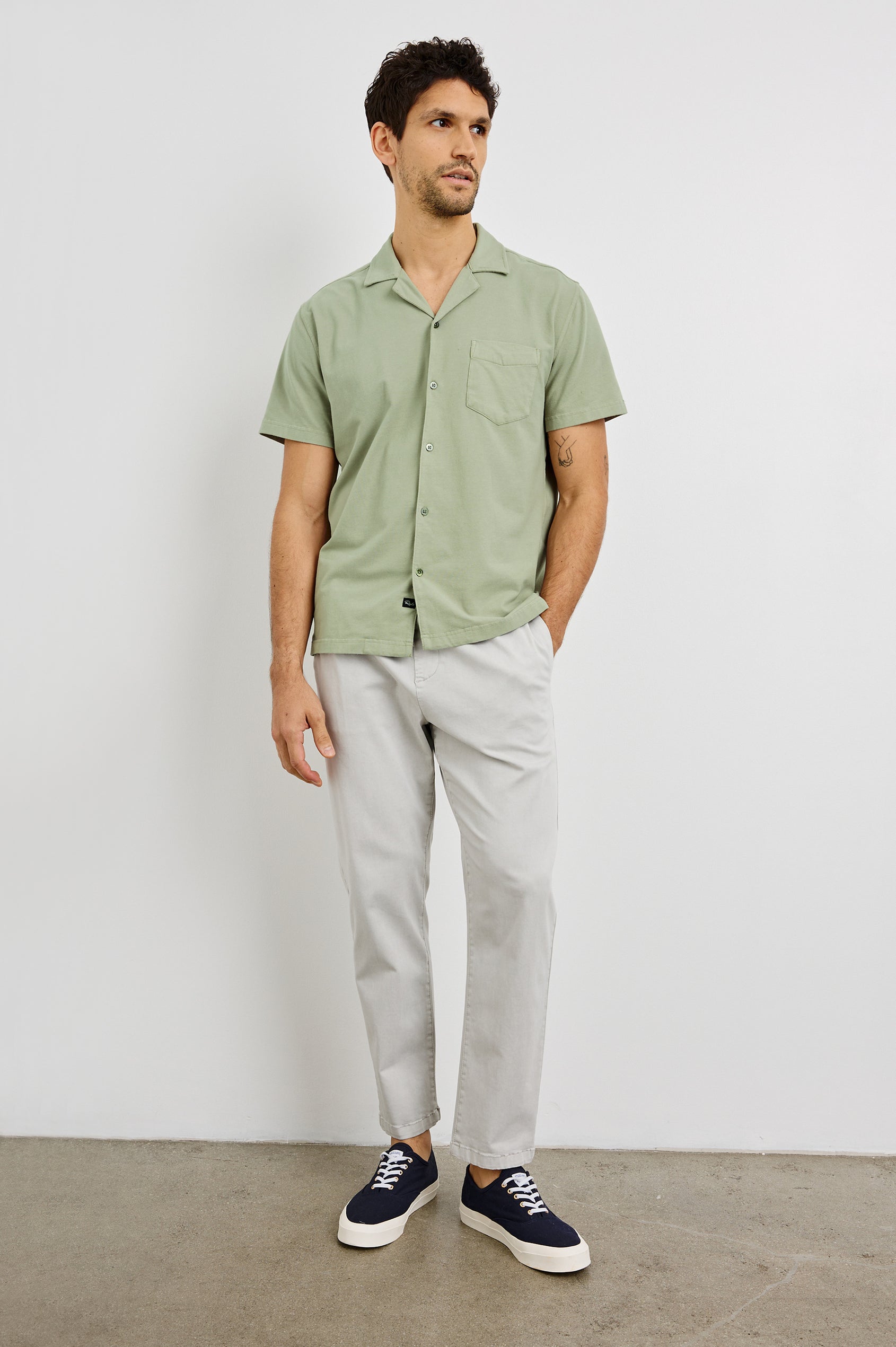 Rails | Flint Shirt - Sage | Premium Cotton | Size XL