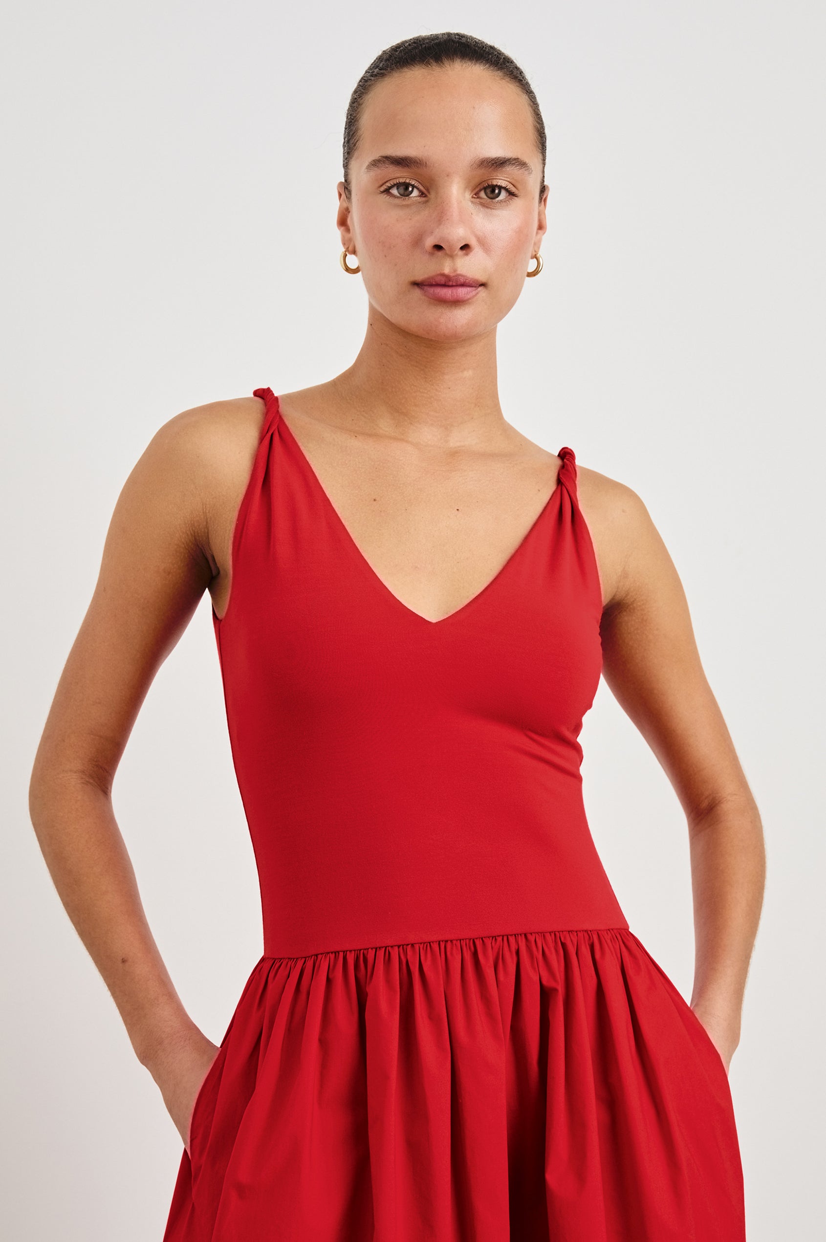 FRANCA DRESS - CHERRY