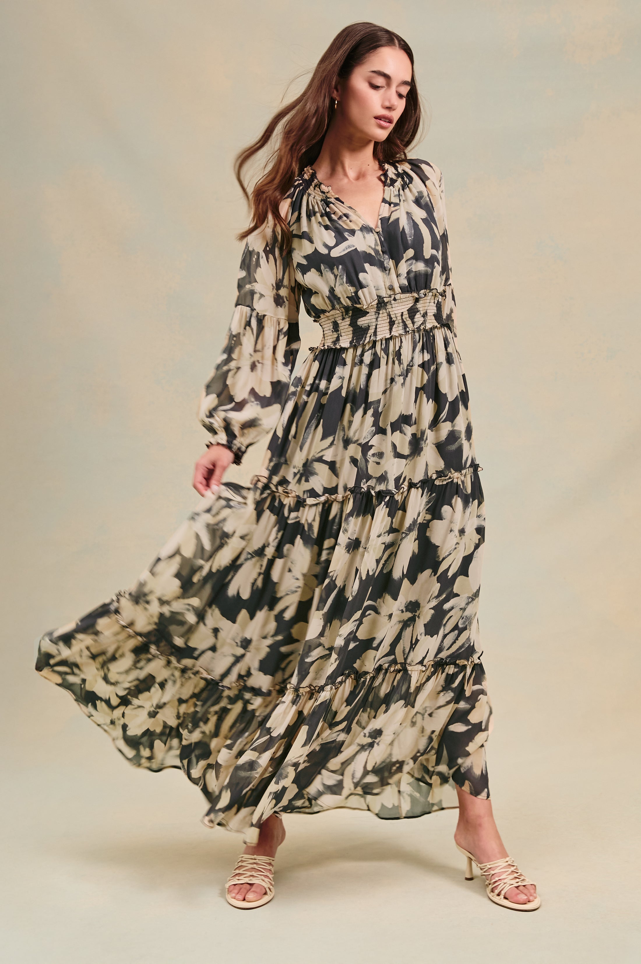 FREDERICA DRESS - CHARCOAL LILY – Rails