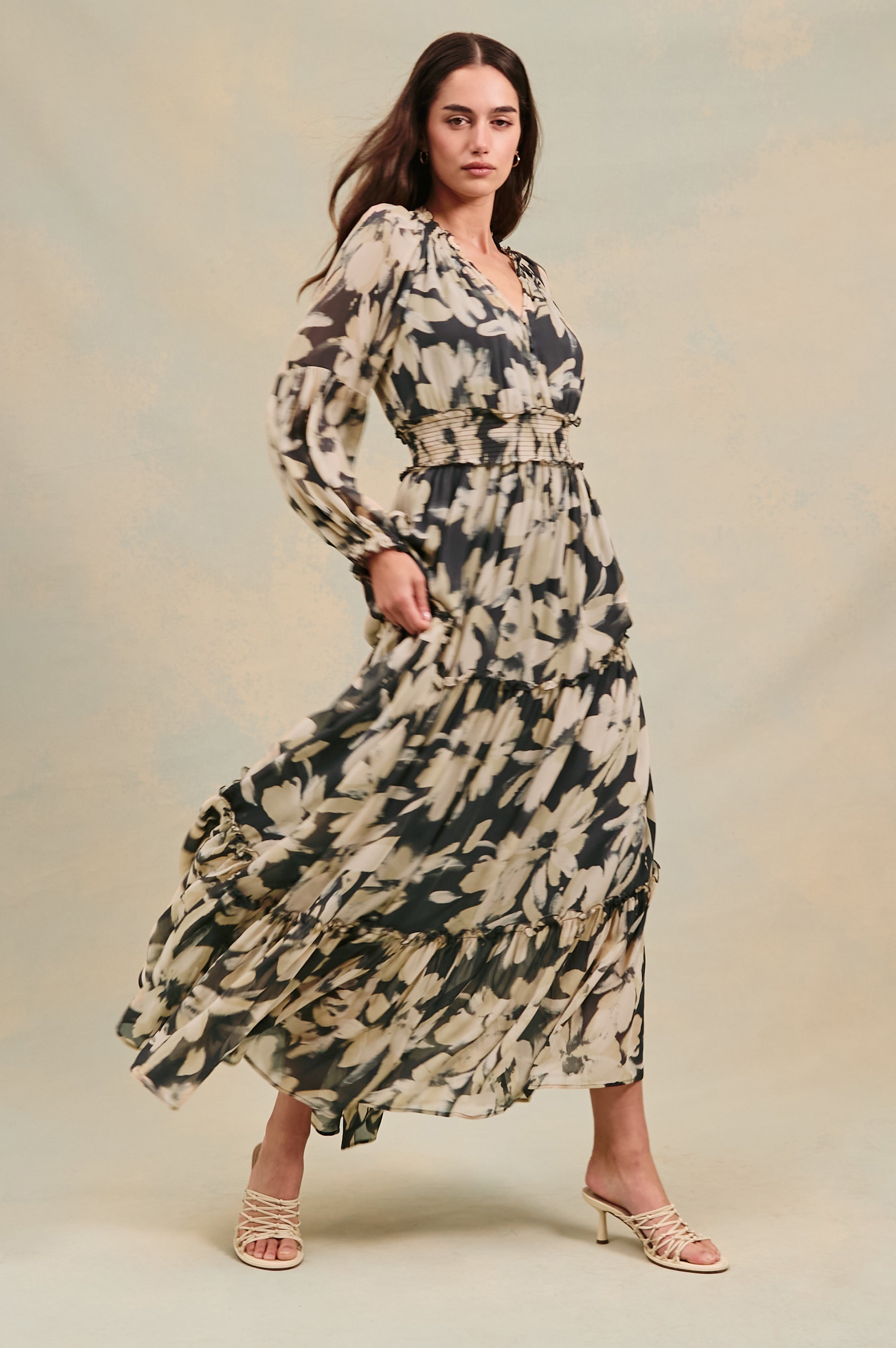 FREDERICA DRESS - CHARCOAL LILY – Rails