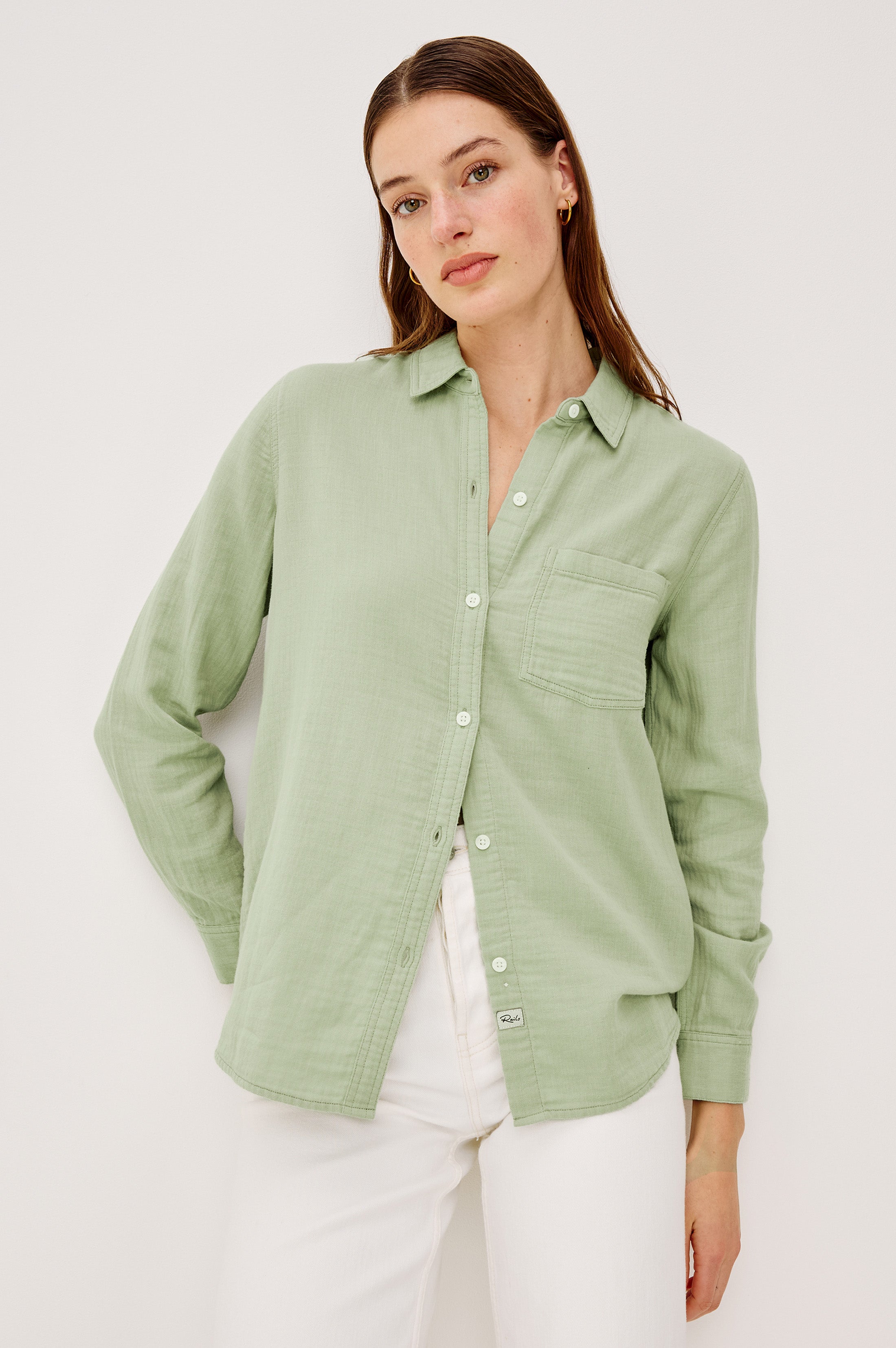 FREEMAN SHIRT - VINTAGE SAGE – Rails