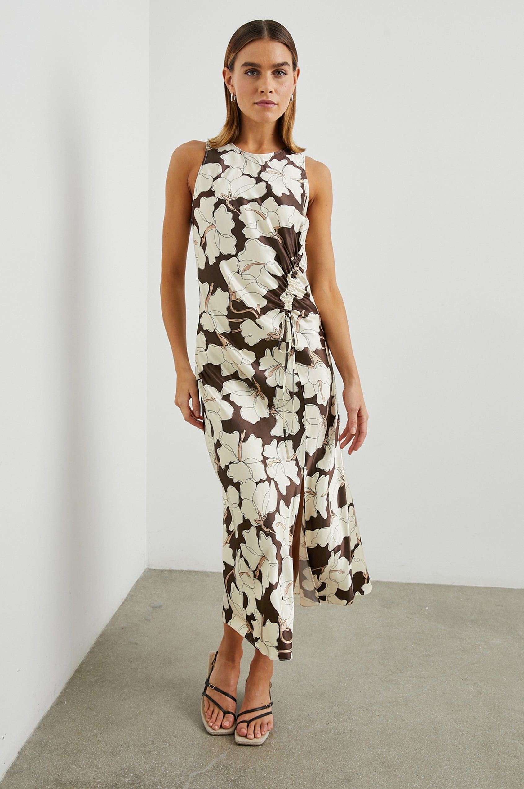 gabriella floral embroidered tie back formal dress Windsor Gabriella Floral Embroidered Tie Back Formal Dress