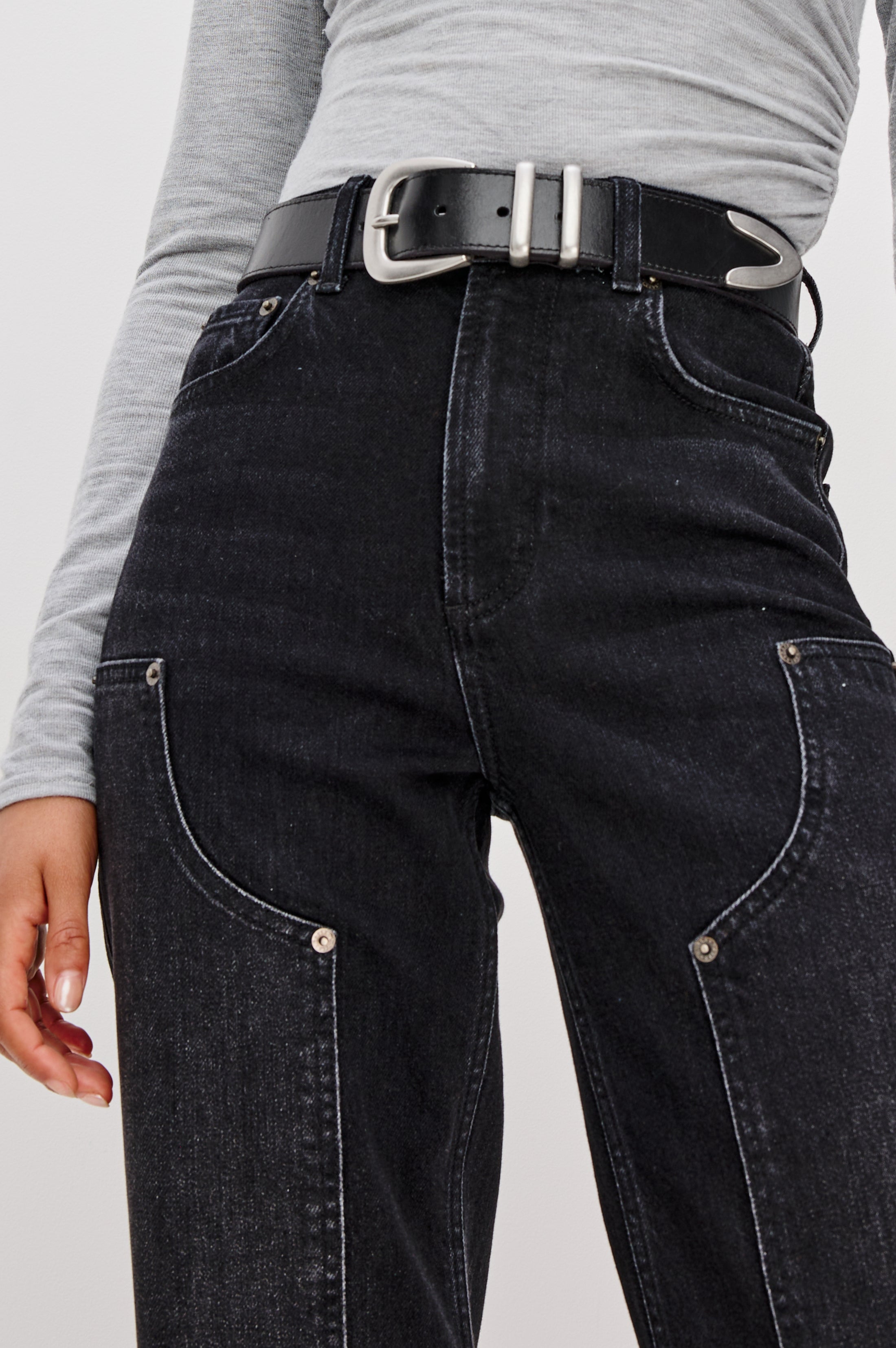 GETTY WORKWEAR WIDE LEG - ONYX – Rails