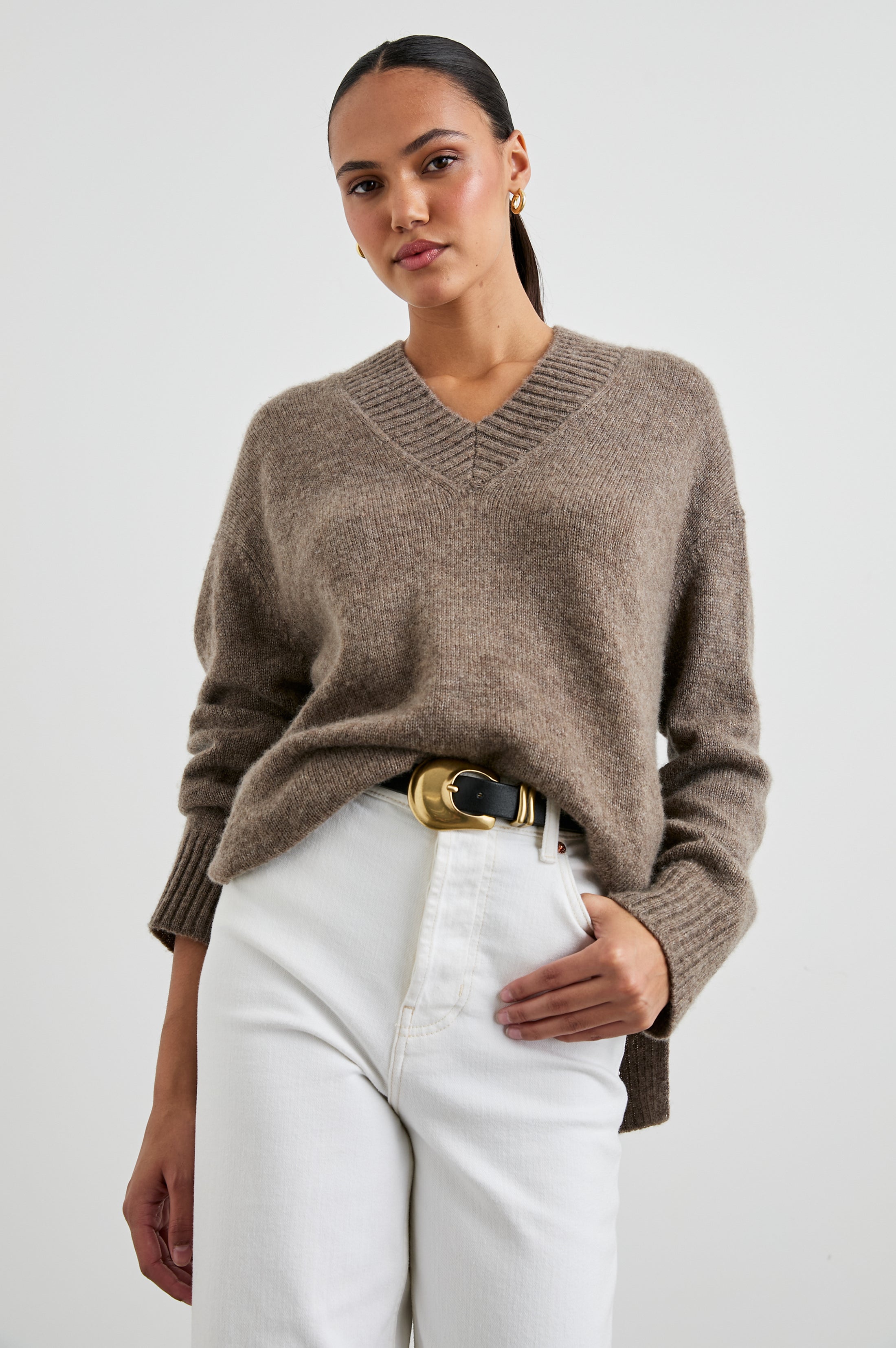 GISELLA SWEATER - HAZELNUT – Rails