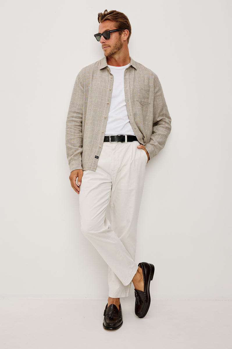 GRACY SHIRT - BULGUR CREAM – Rails