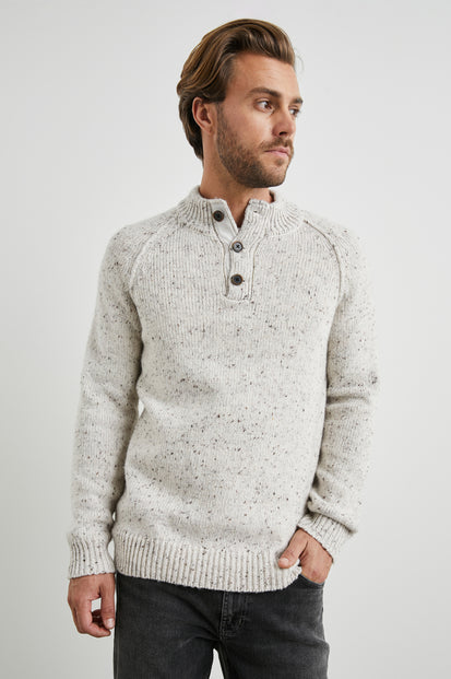 HARDING SWEATER  NATURAL NEP - FRONT BODY