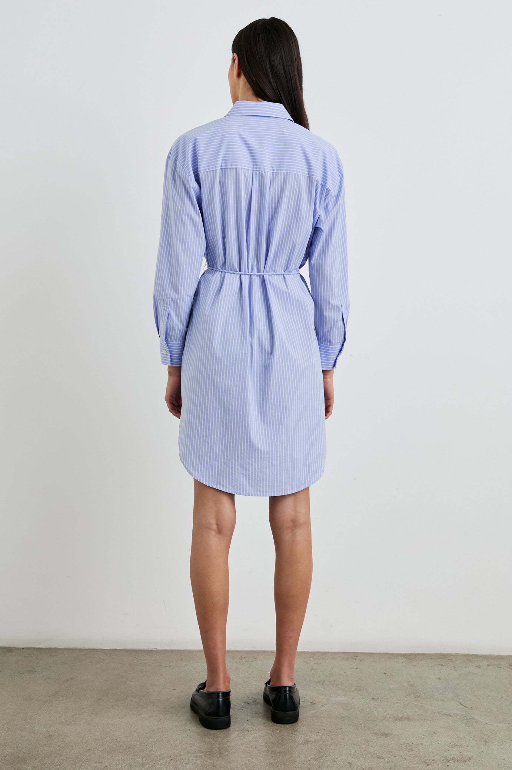HARMONY DRESS - OXFORD WHITE STRIPE Rails HARMONY DRESS - OXFORD WHITE STRIPE Rails