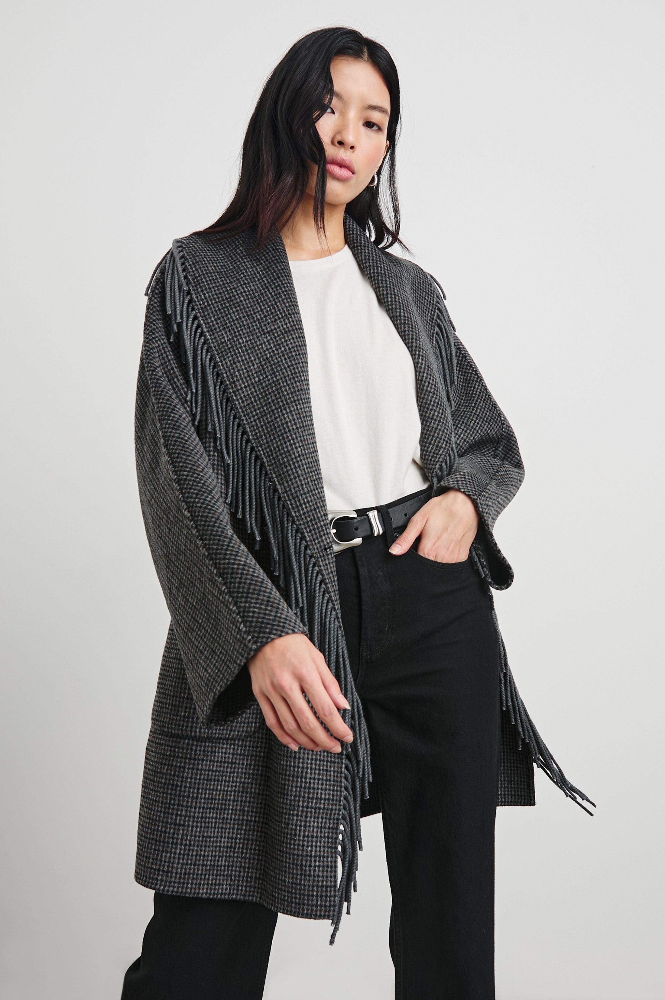 HUGO COAT - CHARCOAL CHECK – Rails