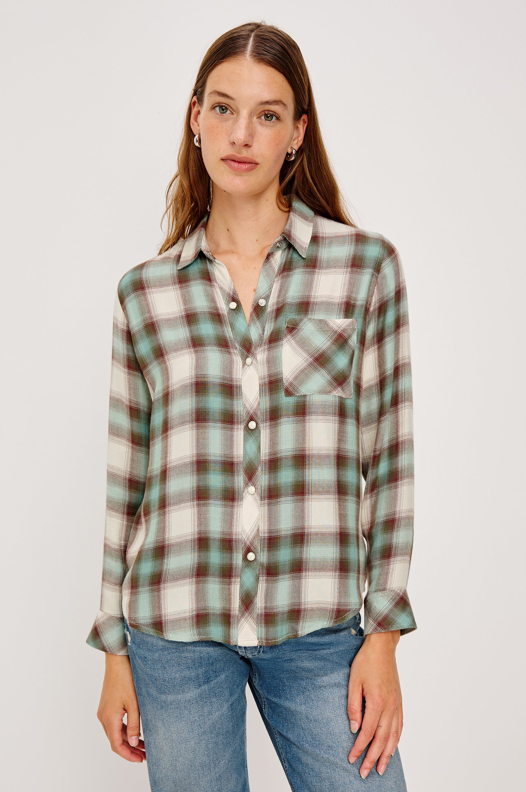 women's hunter green dress shirt Port Authority L608 Ladies Long Sleeve Easy Care Shirt 3XL Court Green