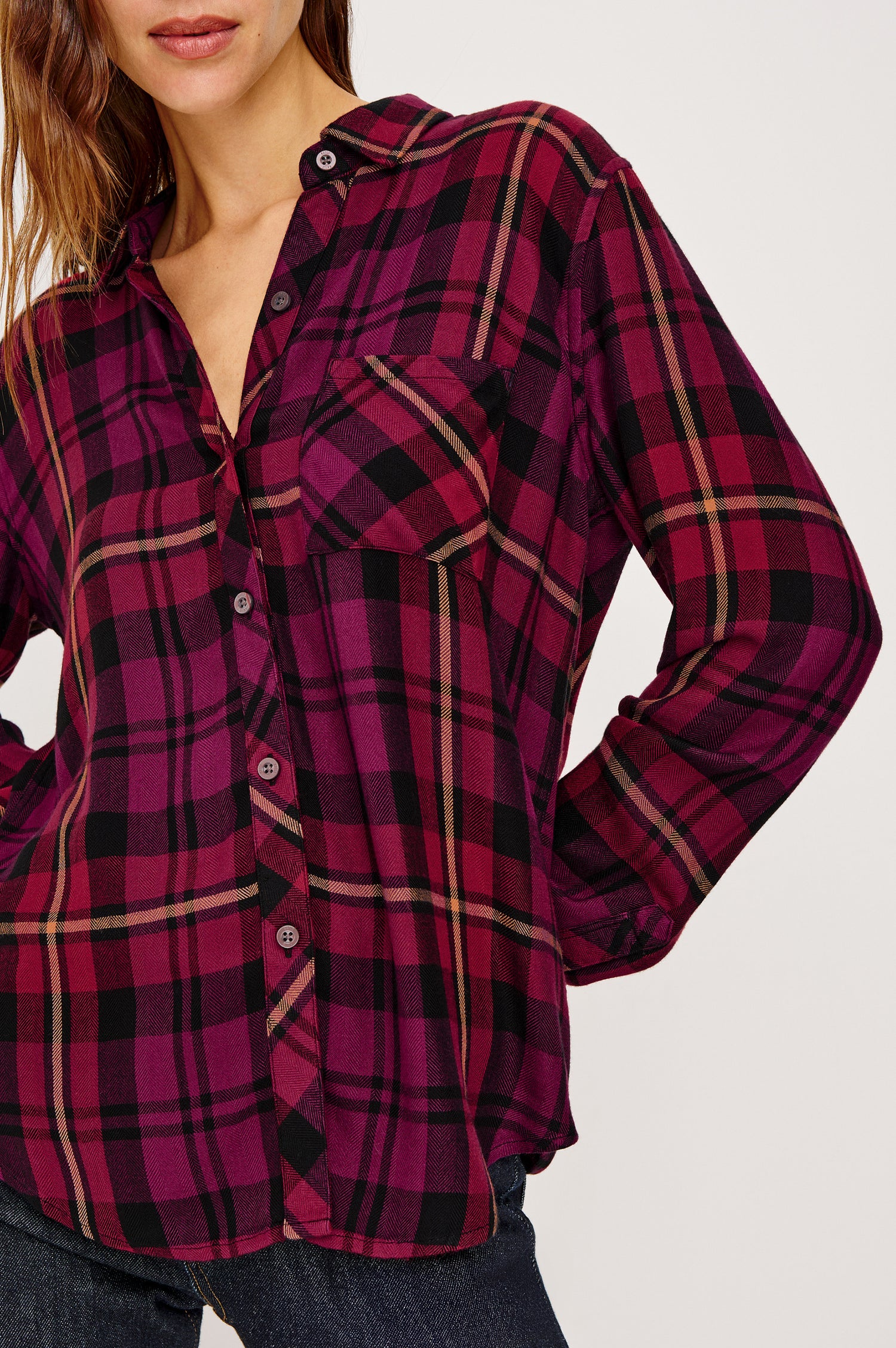 HUNTER SHIRT - PLUM MERLOT