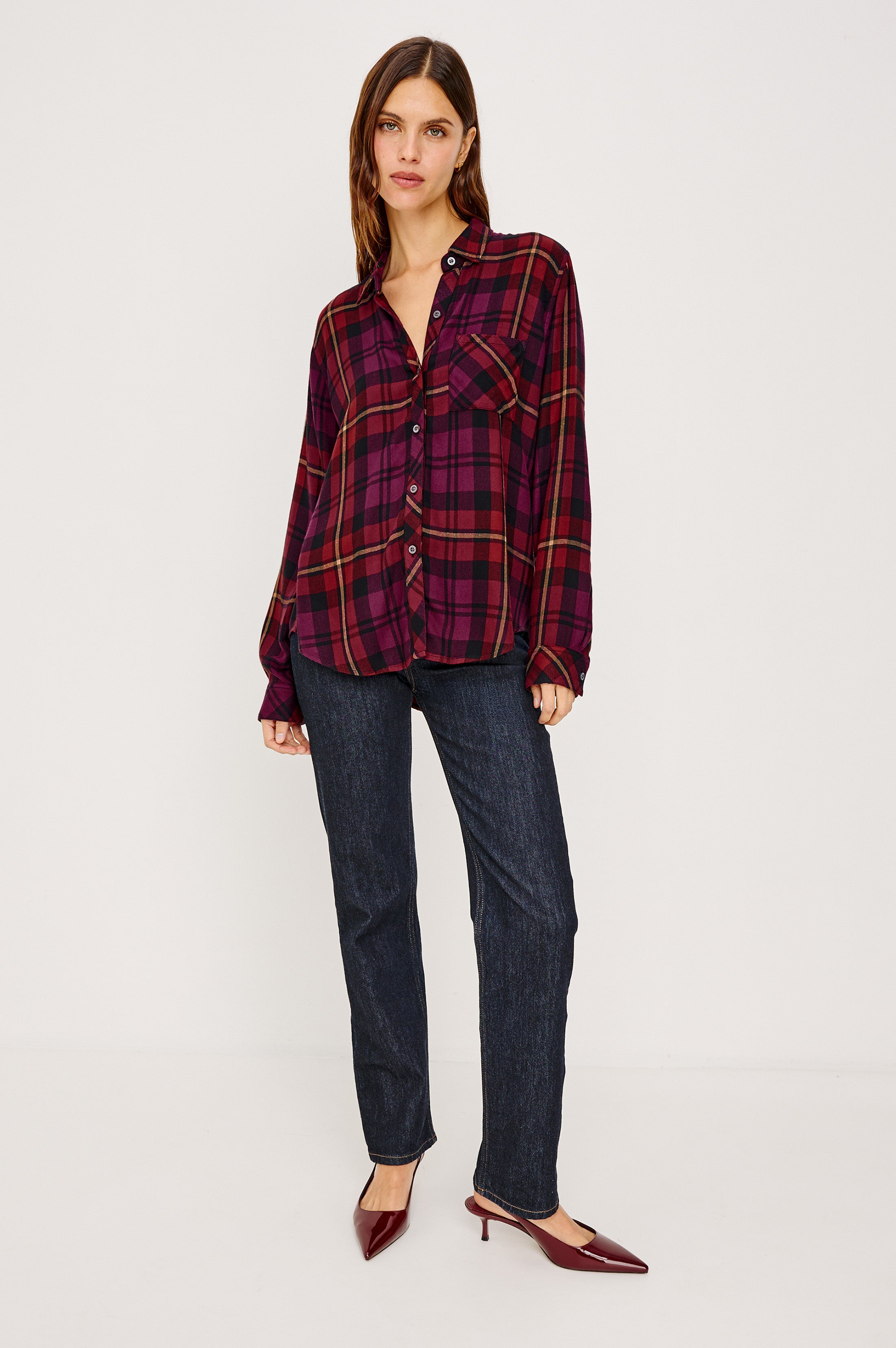HUNTER SHIRT - PLUM MERLOT – Rails
