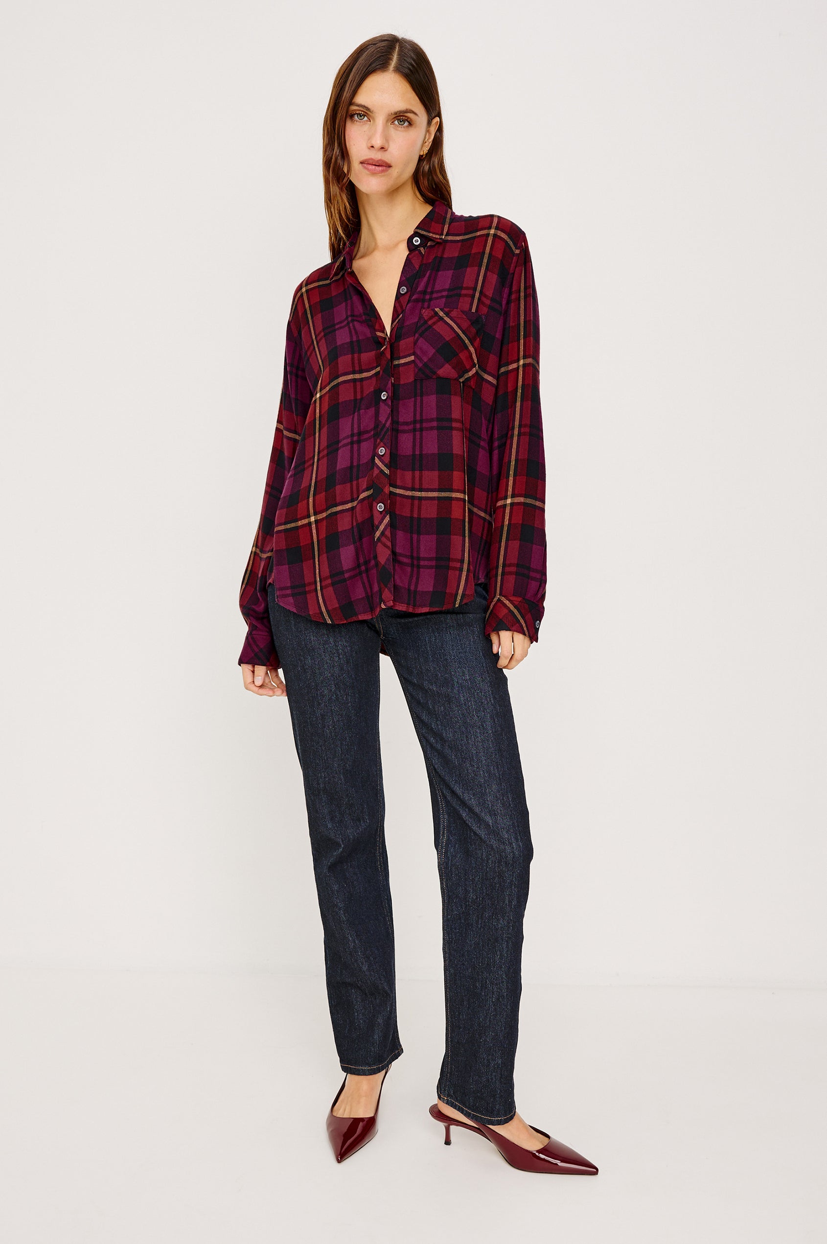 HUNTER SHIRT - PLUM MERLOT