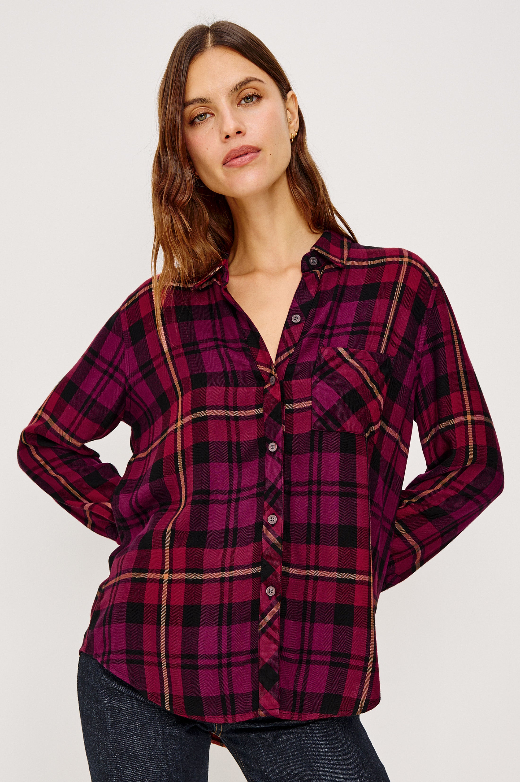 HUNTER SHIRT - PLUM MERLOT – Rails
