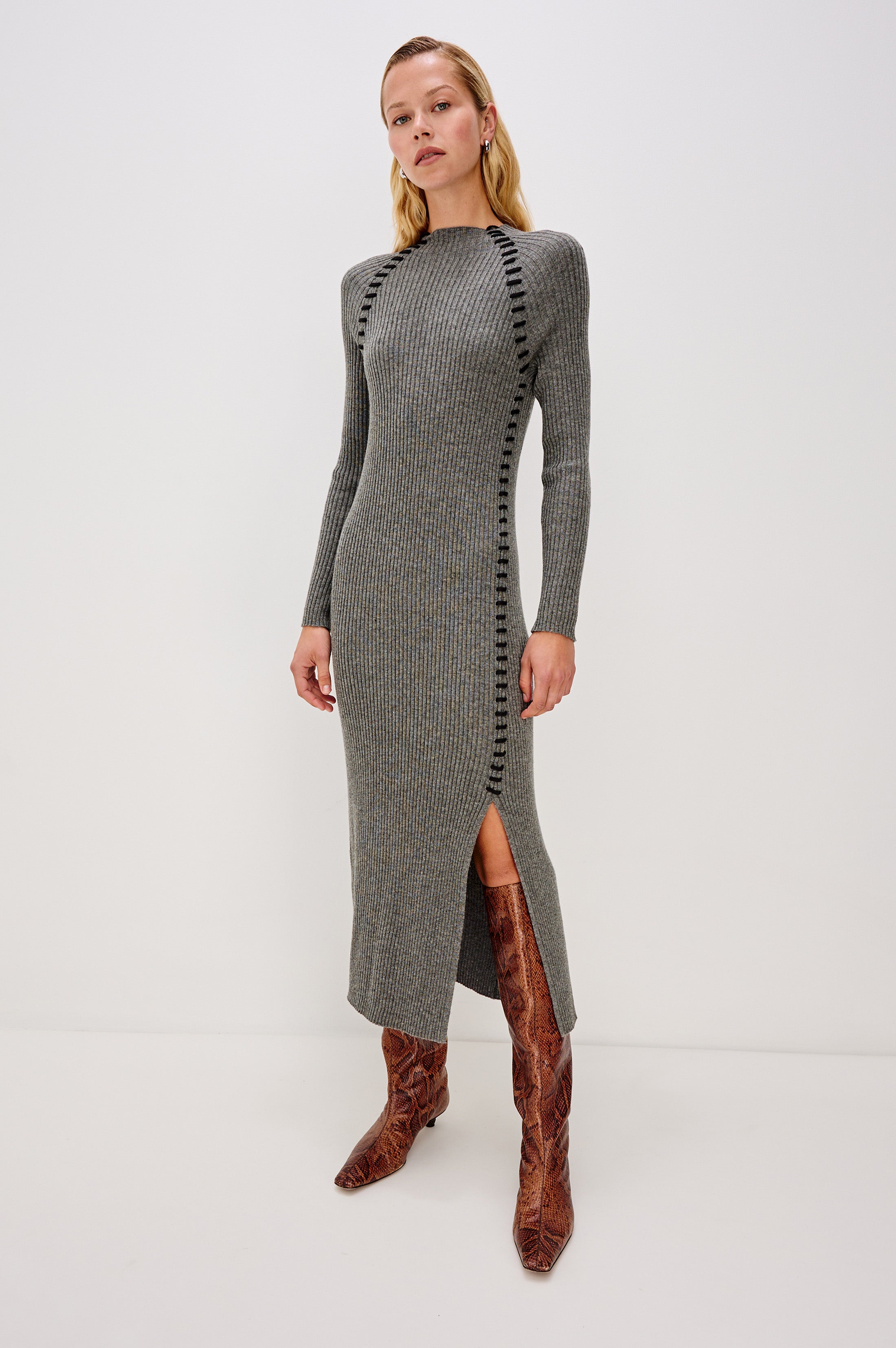 IMARA DRESS - CHARCOAL – Rails