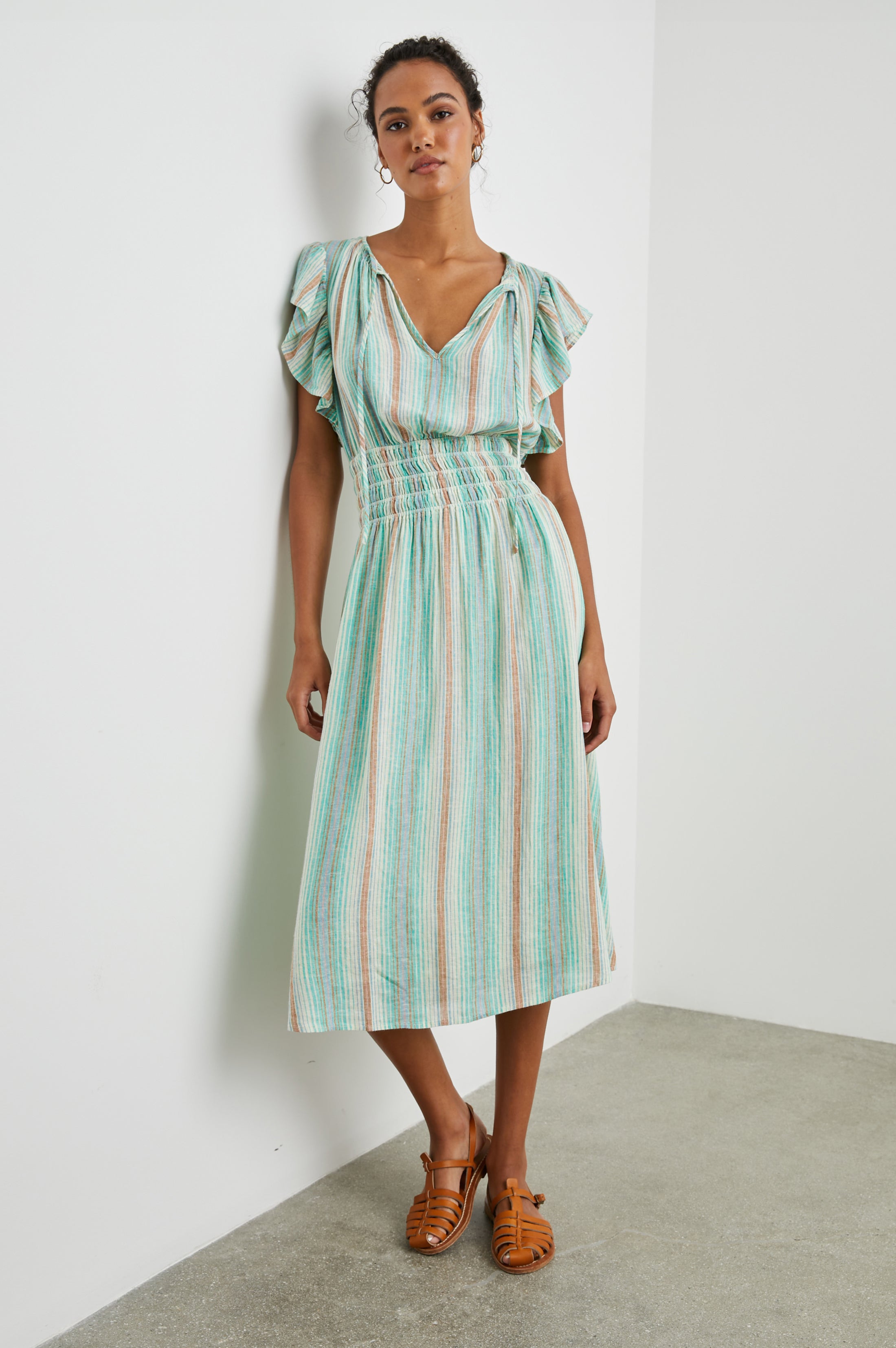 IONA DRESS - SEAVIEW STRIPE – Rails
