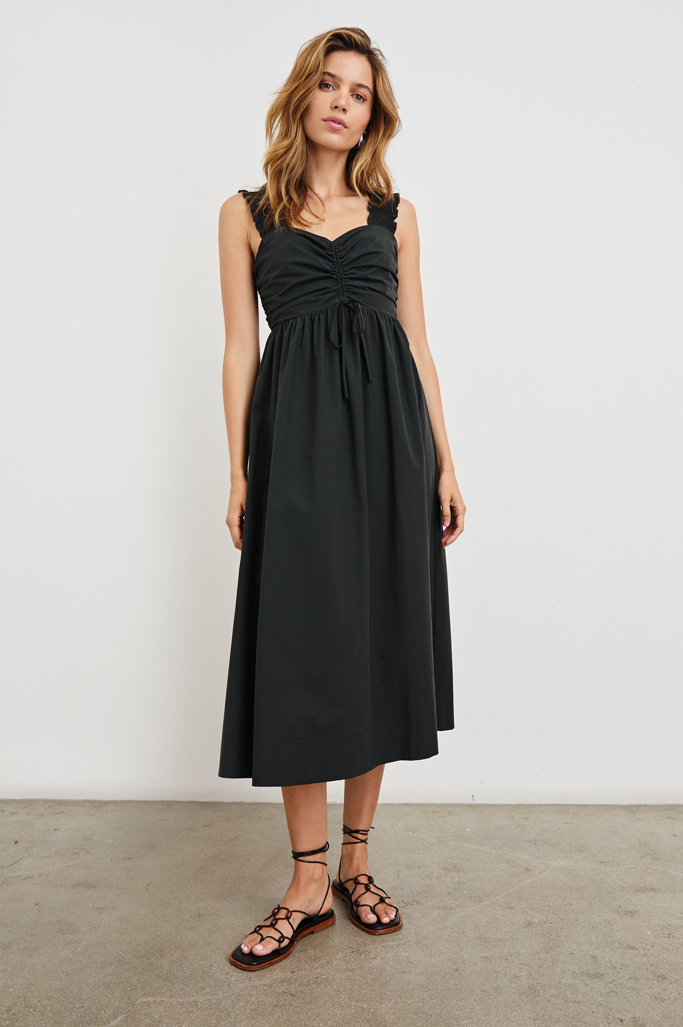 IRISA DRESS - BLACK – Rails